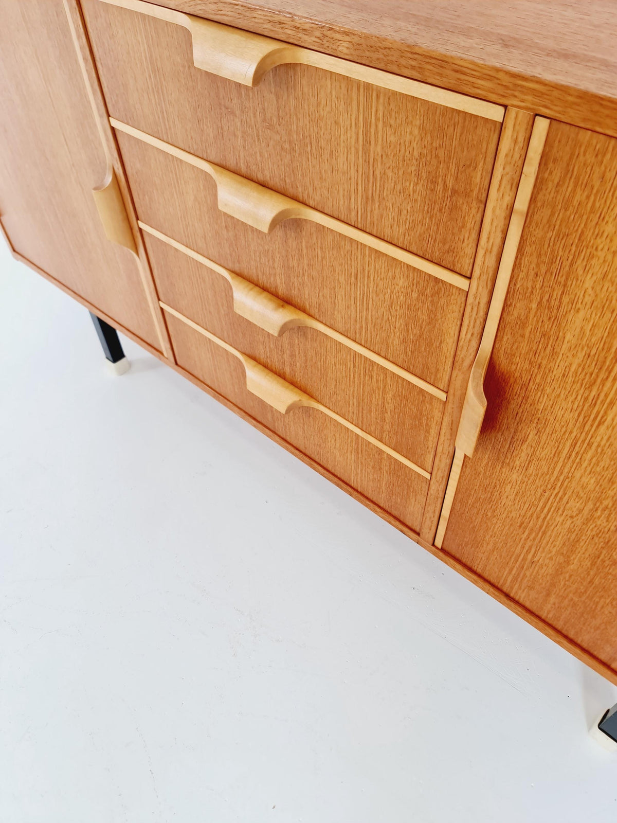 Mid century Modern German teak sideboard by WK möbel, 1960s