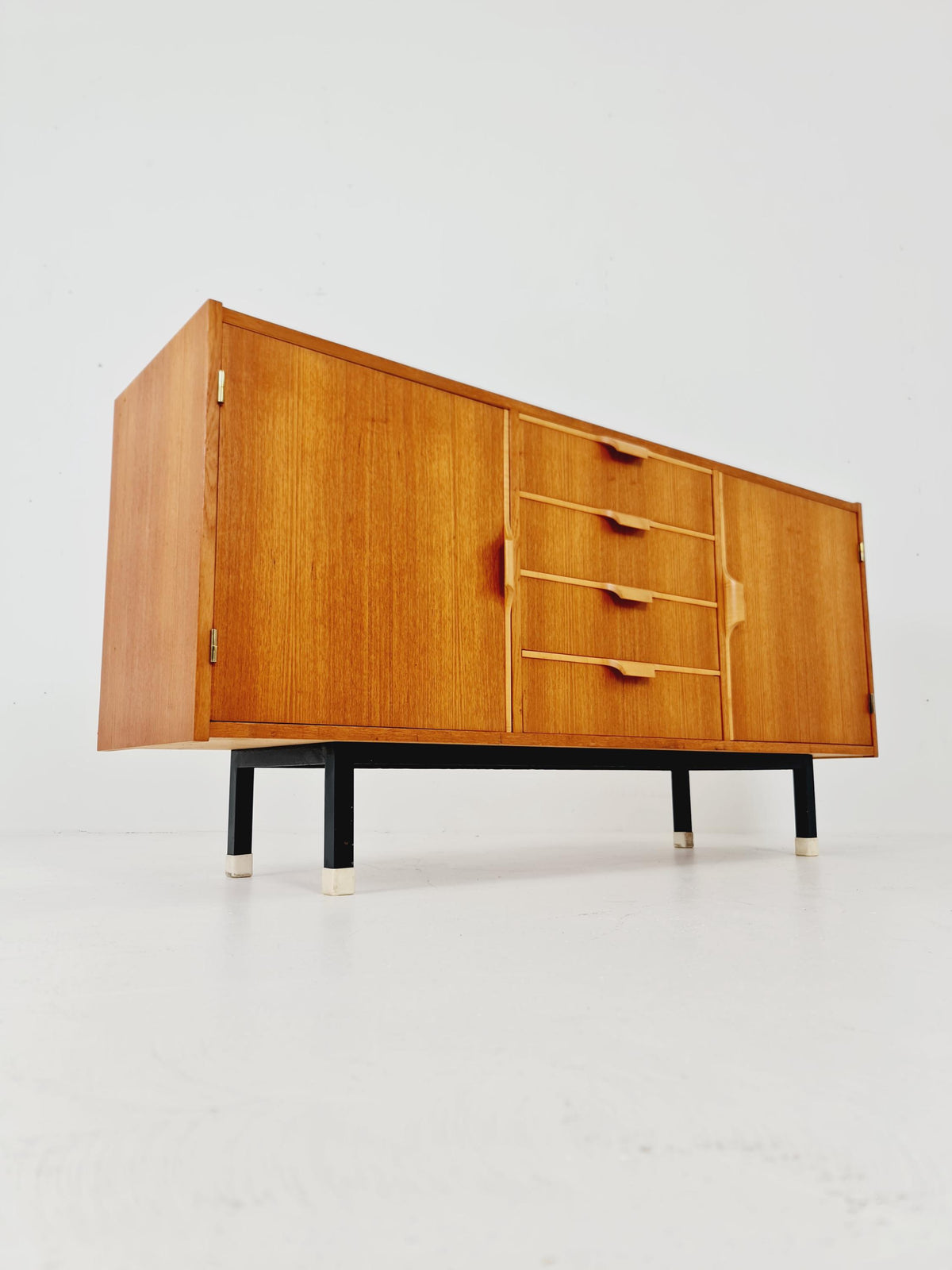 Mid century Modern German teak sideboard by WK möbel, 1960s