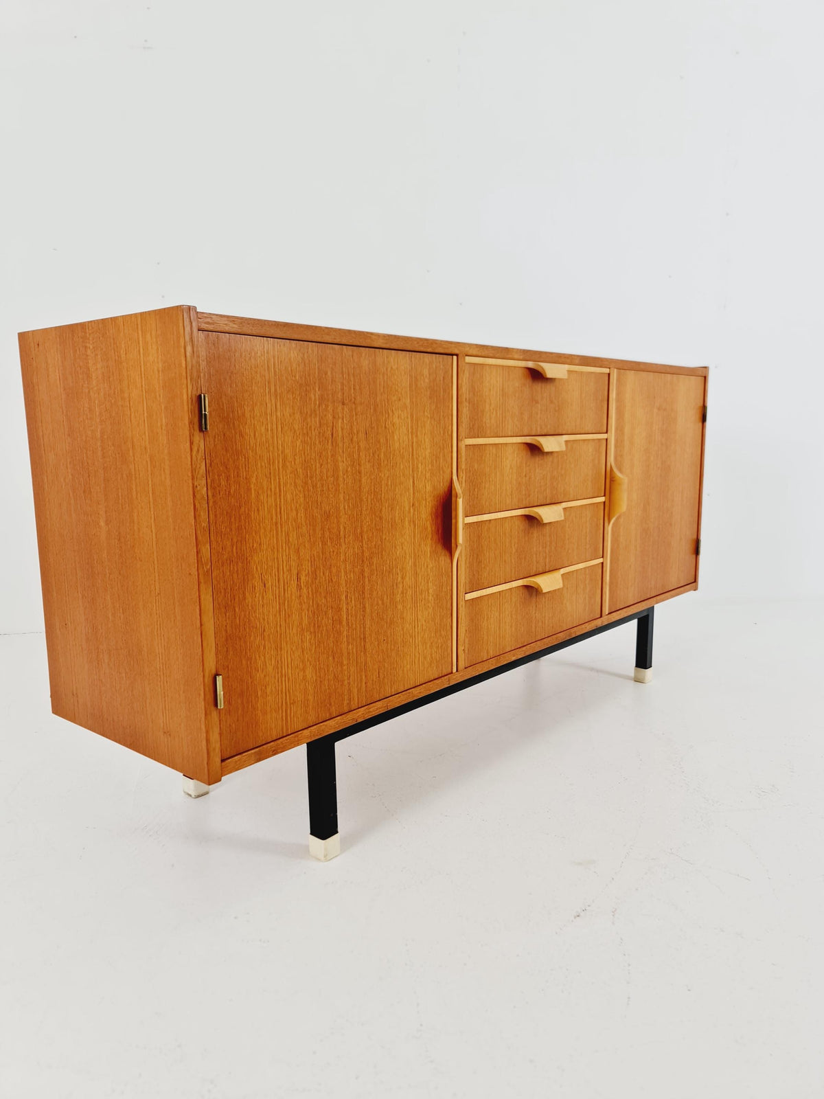 Mid century Modern German teak sideboard by WK möbel, 1960s