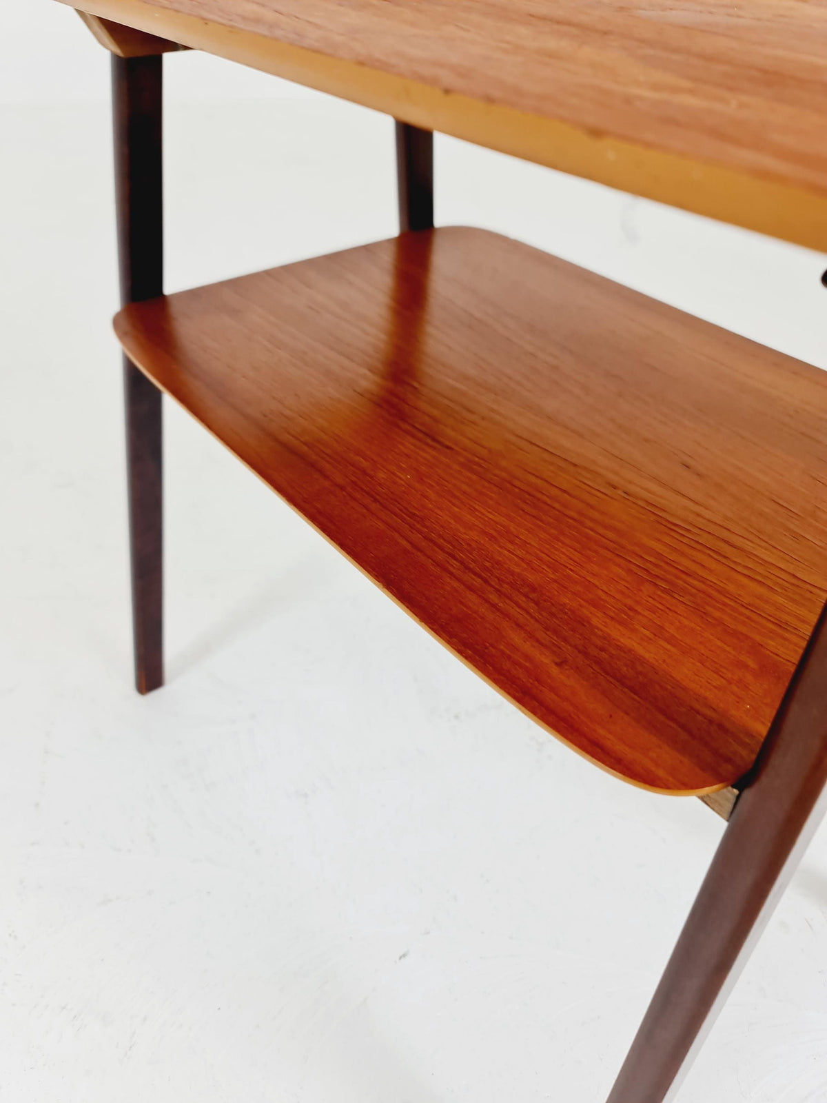 Swedish Mid century Mahogany nightstands, side tables by Albert’s Möbelfabrik, 1960s
