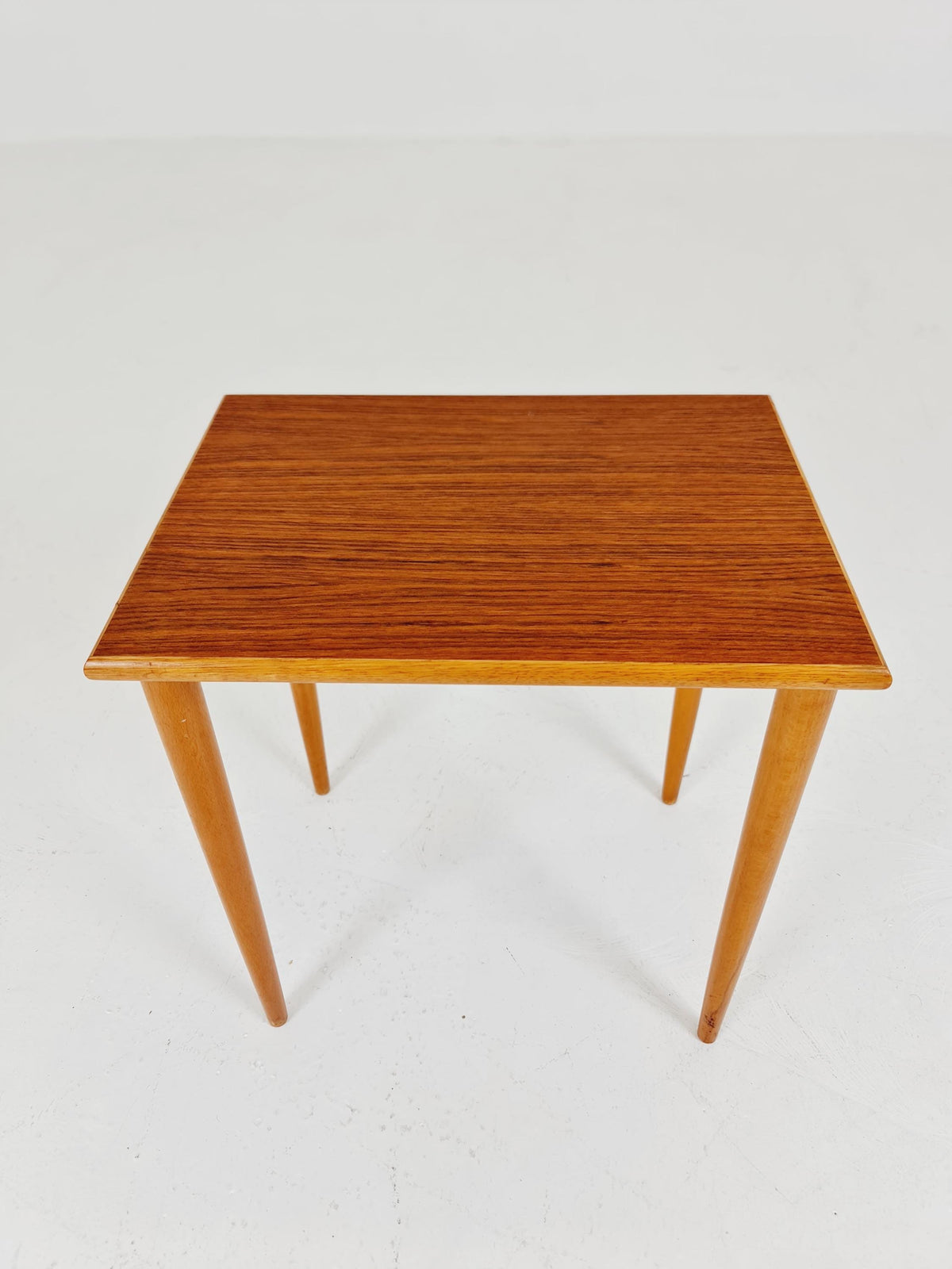 Swedish nightstand / side table teak 1960s