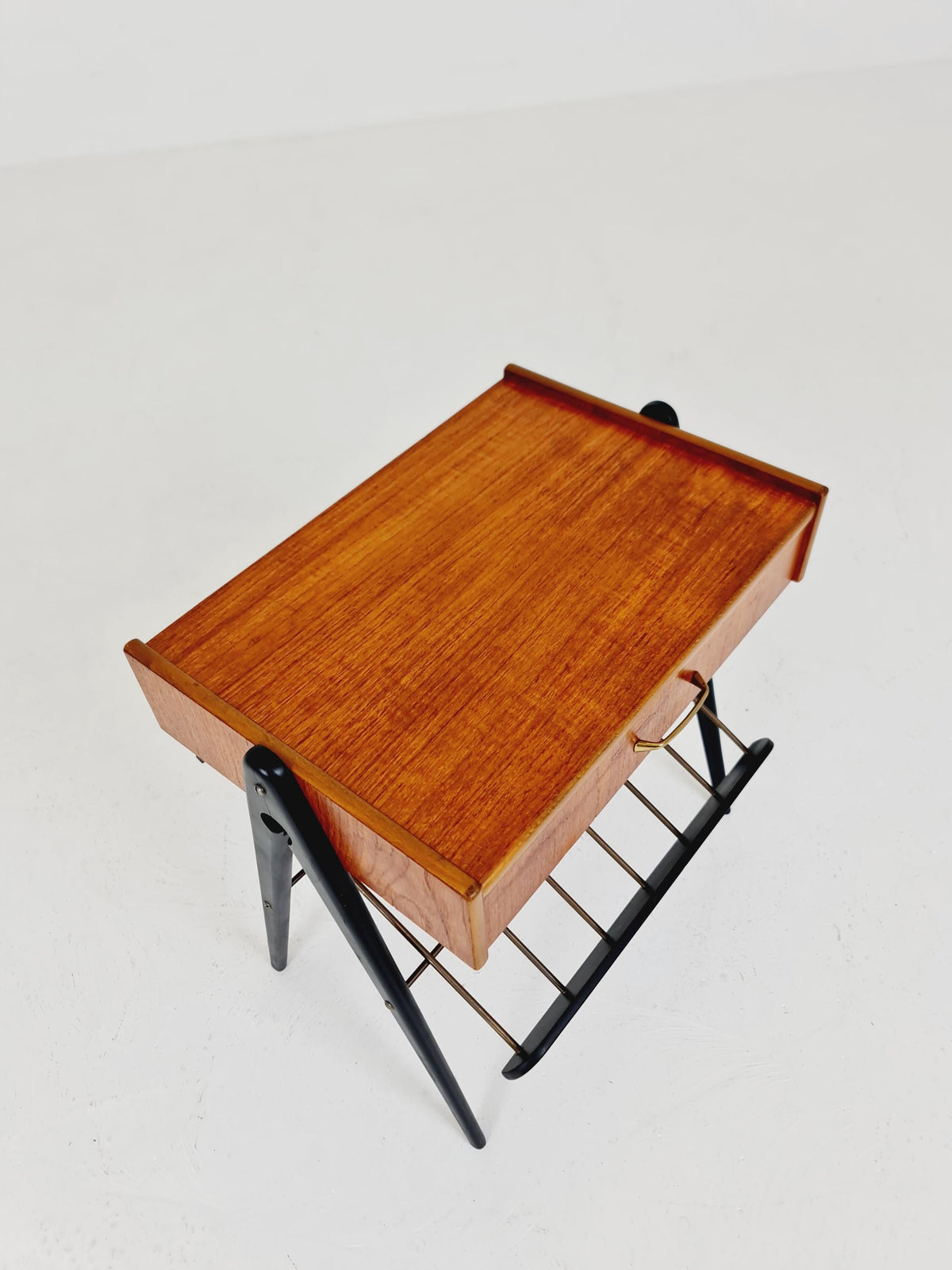Midcentury Danish teak vintage Side table/ Bedside table/ Night stand, 1960s