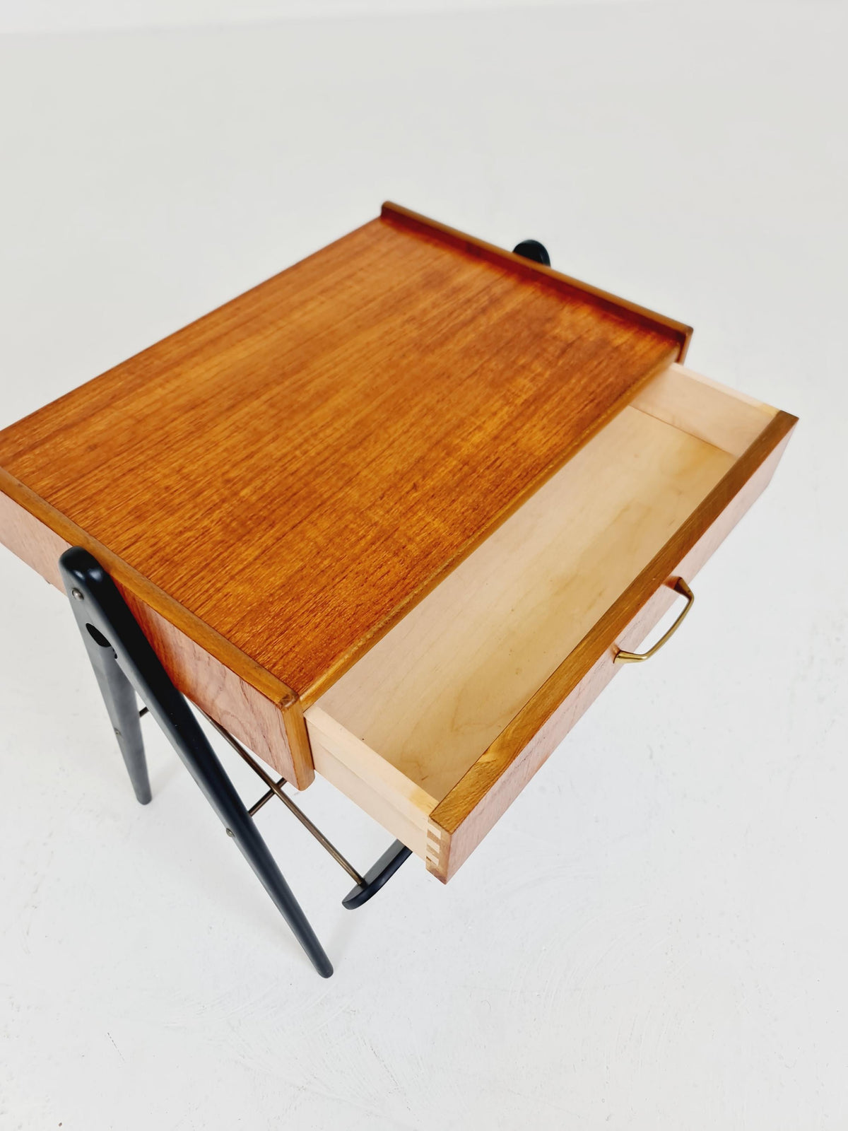Midcentury Danish teak vintage Side table/ Bedside table/ Night stand, 1960s
