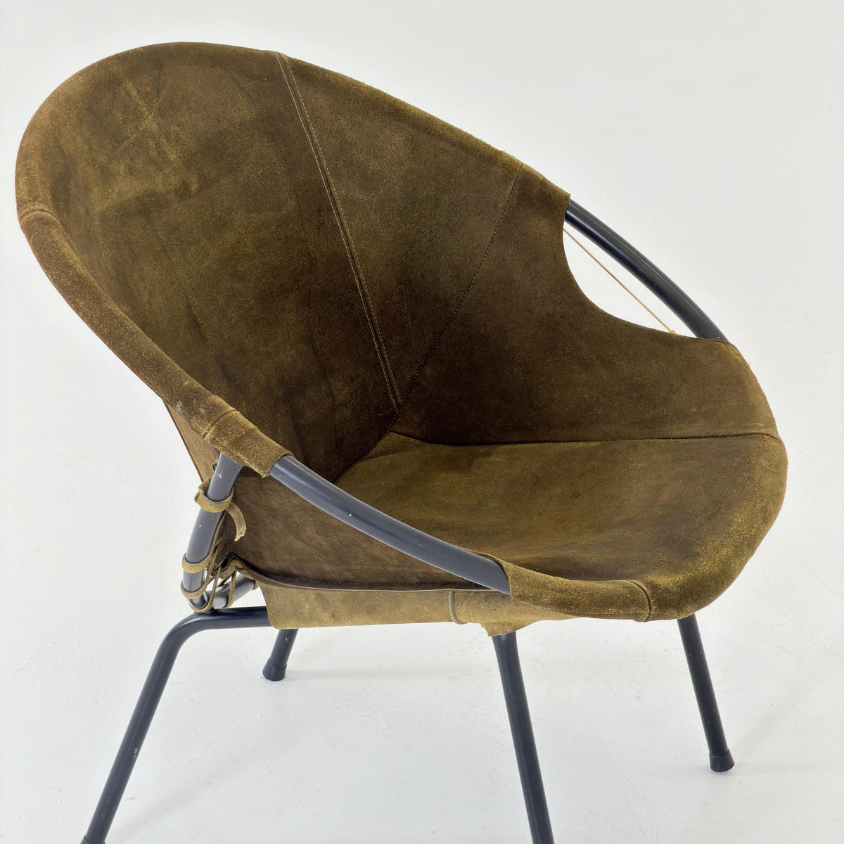 Mid-Century Modern Design Balloon Lounge Chair by Lusch & Co. Germany, 1960s,