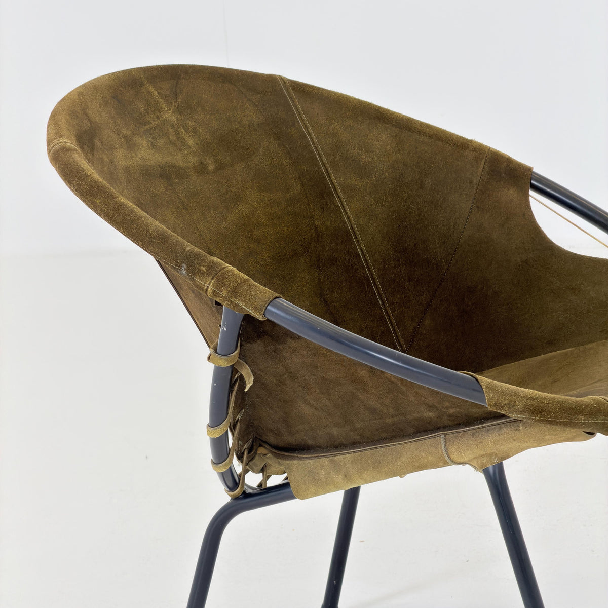 Mid-Century Modern Design Balloon Lounge Chair by Lusch & Co. Germany, 1960s,