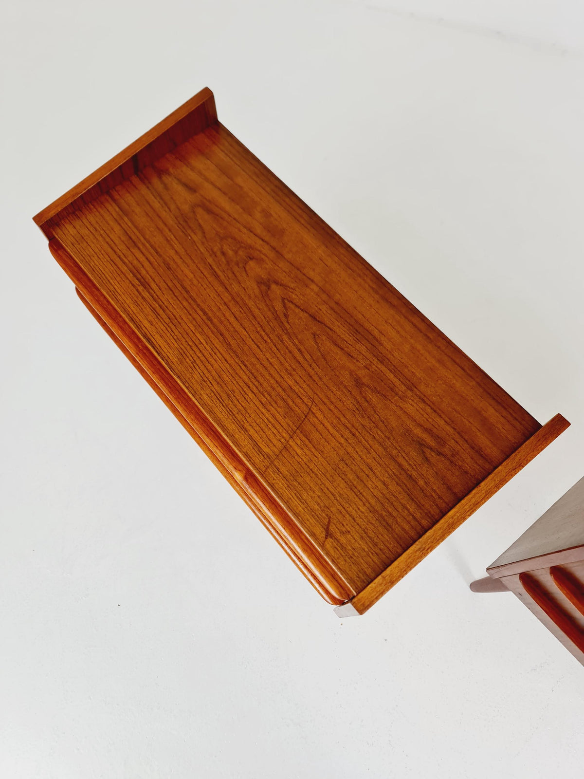 Mid century Danish teak side tables/ Bedside tables/ Nightstands, Denmark, 1960s, set of 2