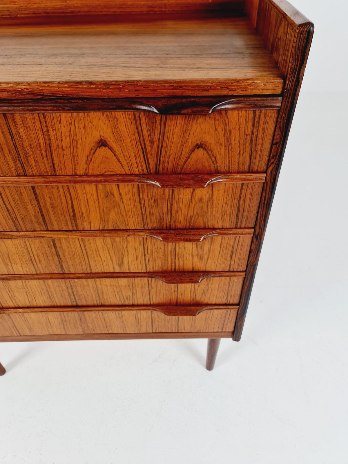 Midcentury danish Rosewood drawer dresser /5 drawers by Erling Torvits for Kund Nielsen Möbelfabrik , 1960s