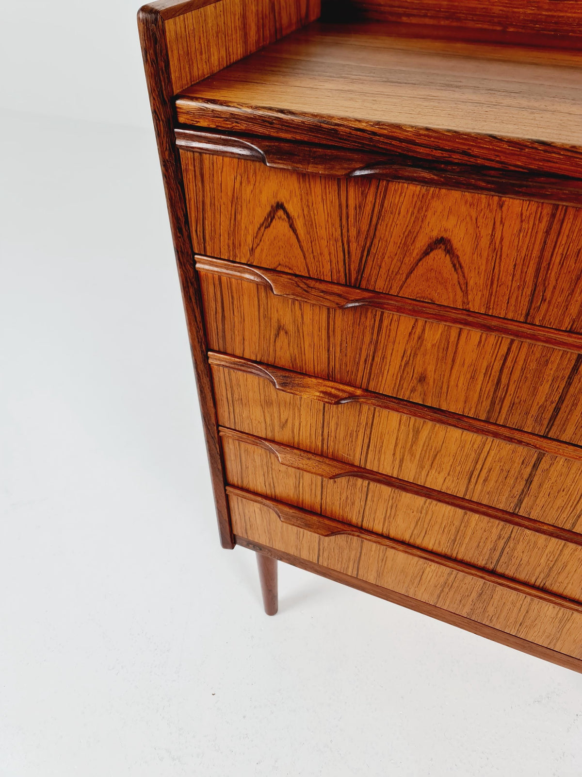 Midcentury danish Rosewood drawer dresser /5 drawers by Erling Torvits for Kund Nielsen Möbelfabrik , 1960s