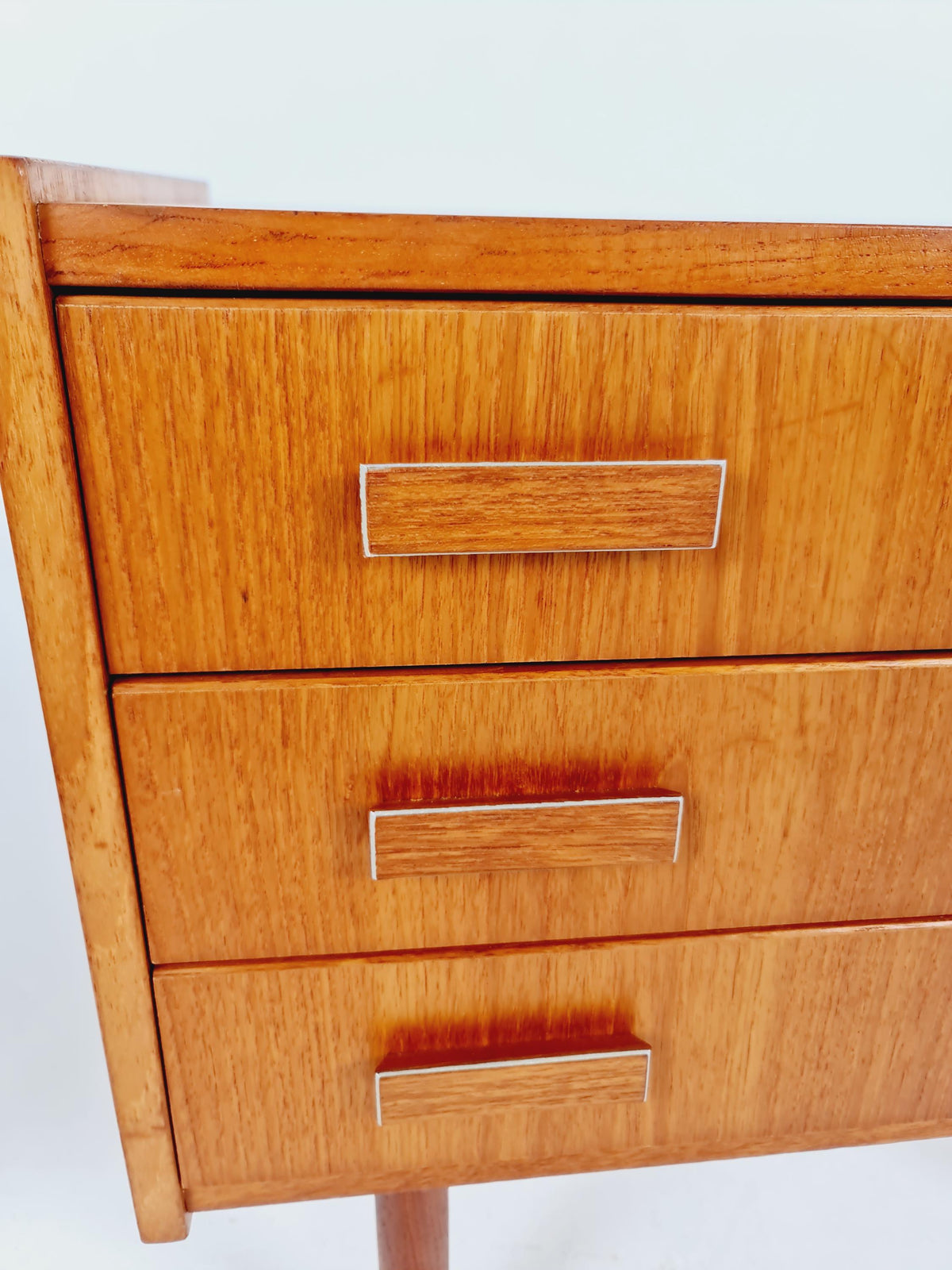 Mid century Danish teak side tables/ Bedside tables/ Nightstands, Denmark BY Ejsing Möbelfabrik , 1960s, set of 2