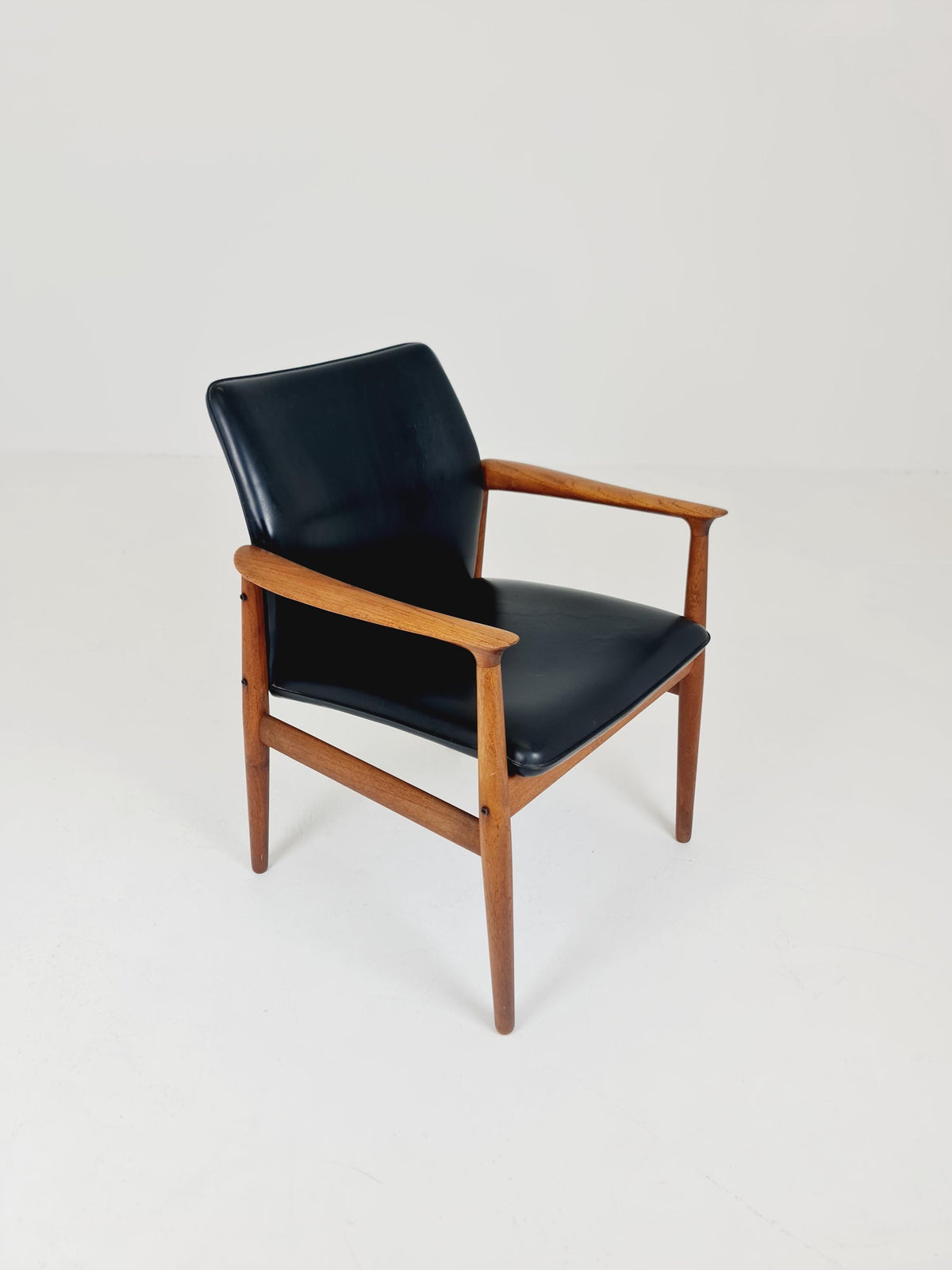 Mid-century Rare Danish teak lounge chair/ Easy chair by Grete Jalk For Glostrup , 1960s