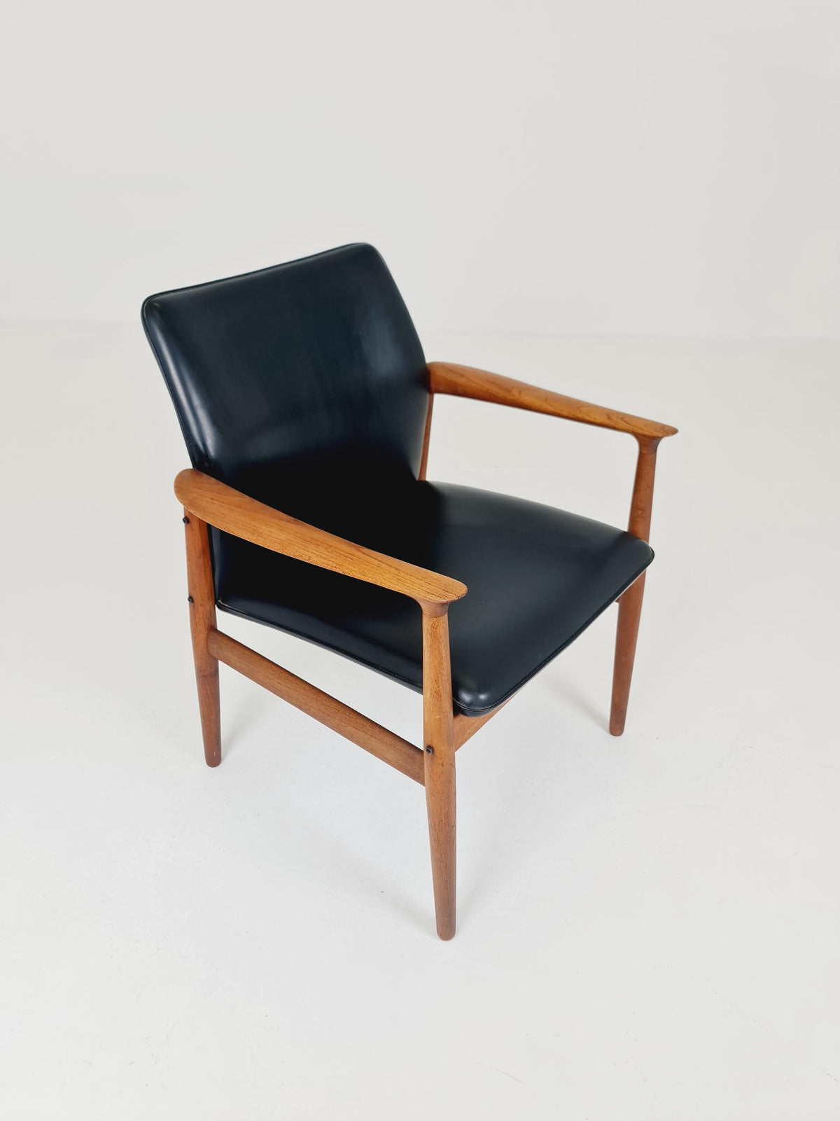 Mid-century Rare Danish teak lounge chair/ Easy chair by Grete Jalk For Glostrup , 1960s