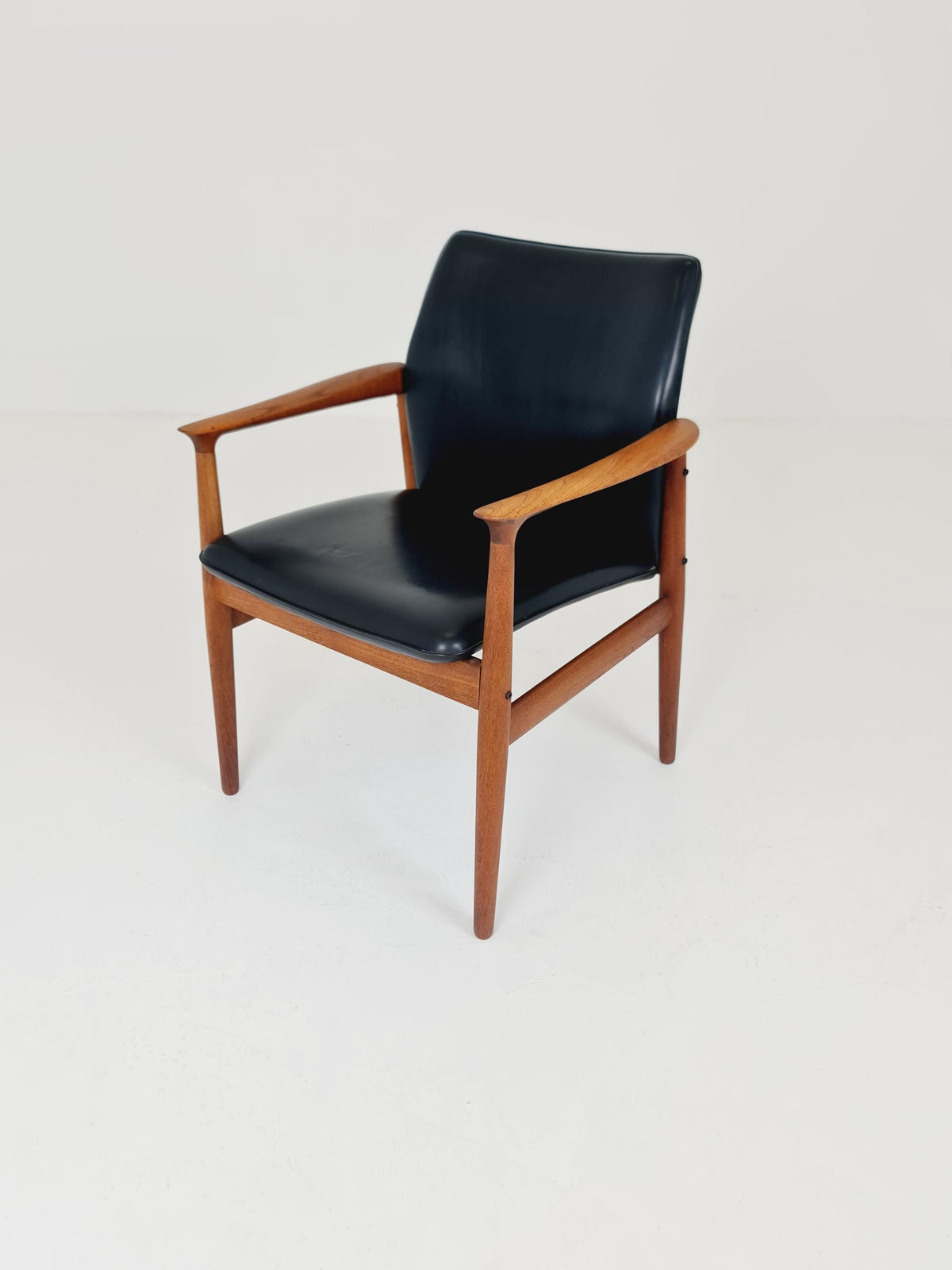 Mid-century Rare Danish teak lounge chair/ Easy chair by Grete Jalk For Glostrup , 1960s