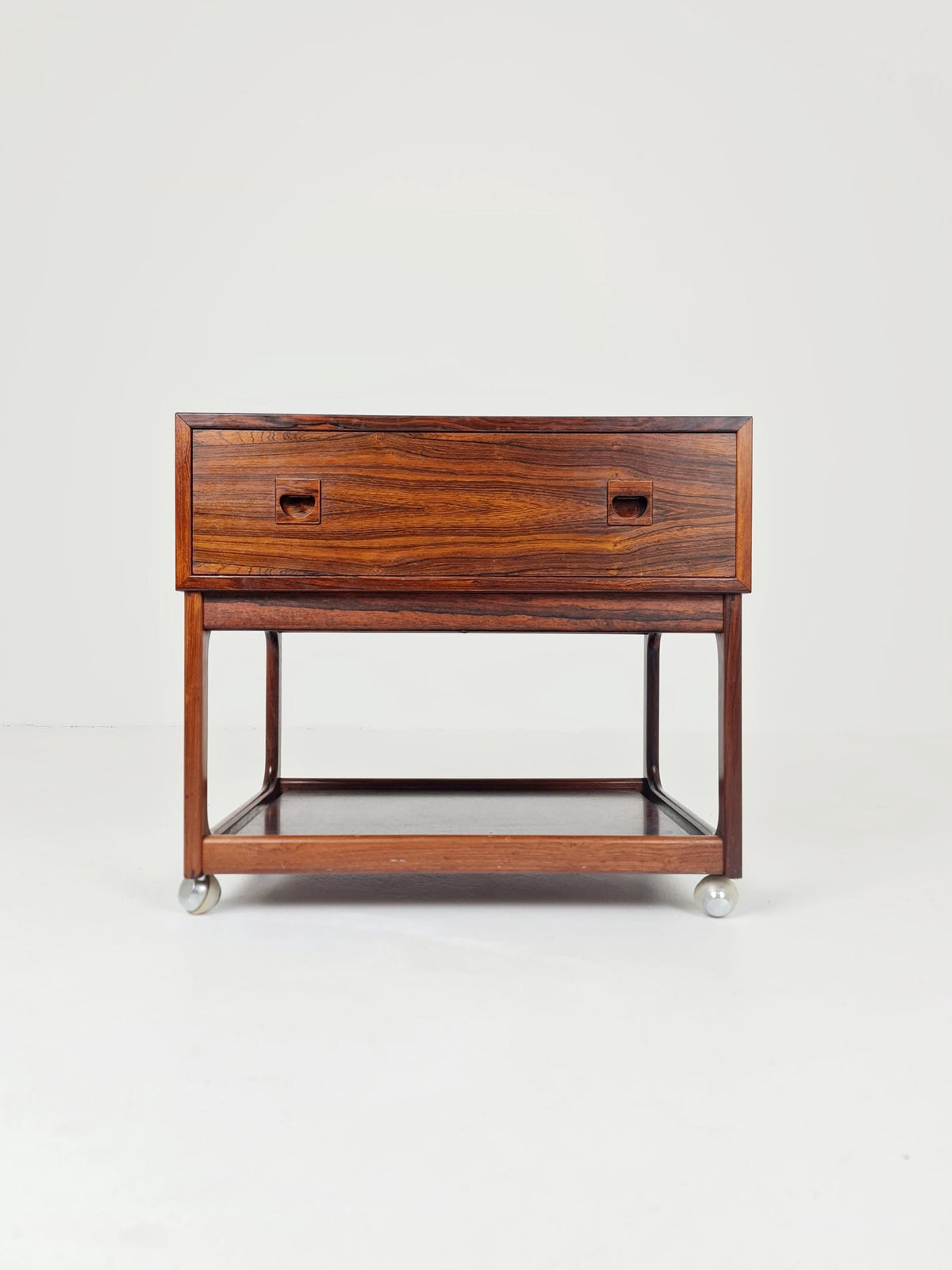 Midcentury danish Rosewood Vintage Side table/ Bedside table By Erik Brouer for Brouer , 1960s