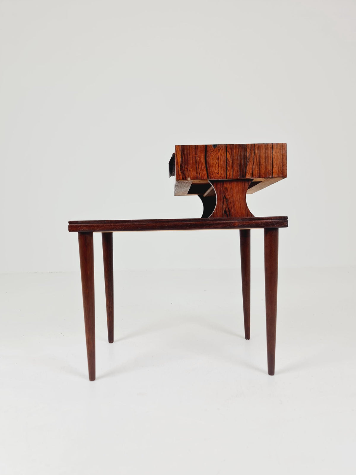 Ultra Rare Midcentury Danish Rosewood Vintage Side table/ Bedside table by Johannes Andersen Denmark, 1960s,