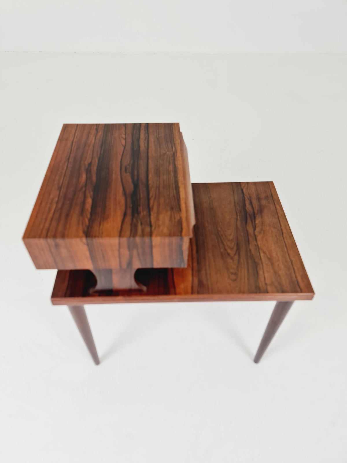Ultra Rare Midcentury Danish Rosewood Vintage Side table/ Bedside table by Johannes Andersen Denmark, 1960s,