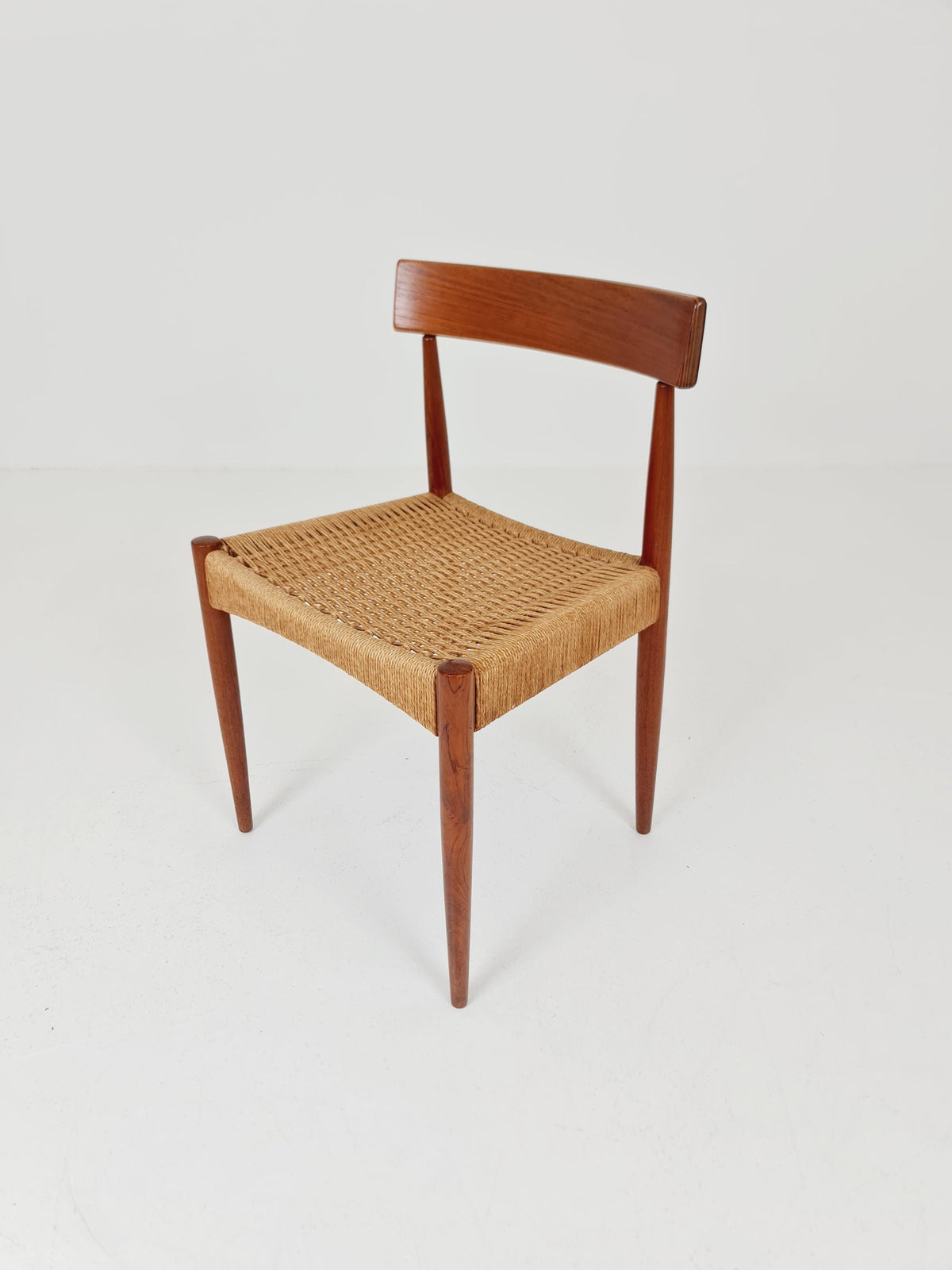 Mid Century Danish Teak Dining Chair By Arne Hovmand -Olsen for Mogens Kold, 1960s