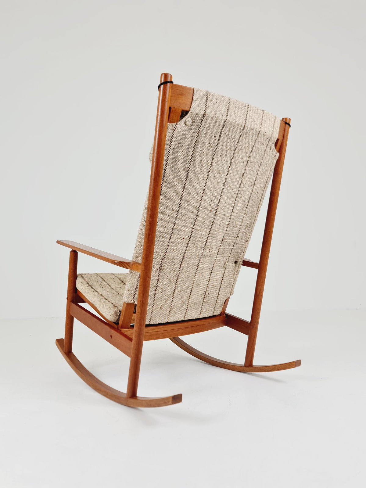 Mid century Scandinavian solid teak Rocking Chair by Hans Olsen , 1960s