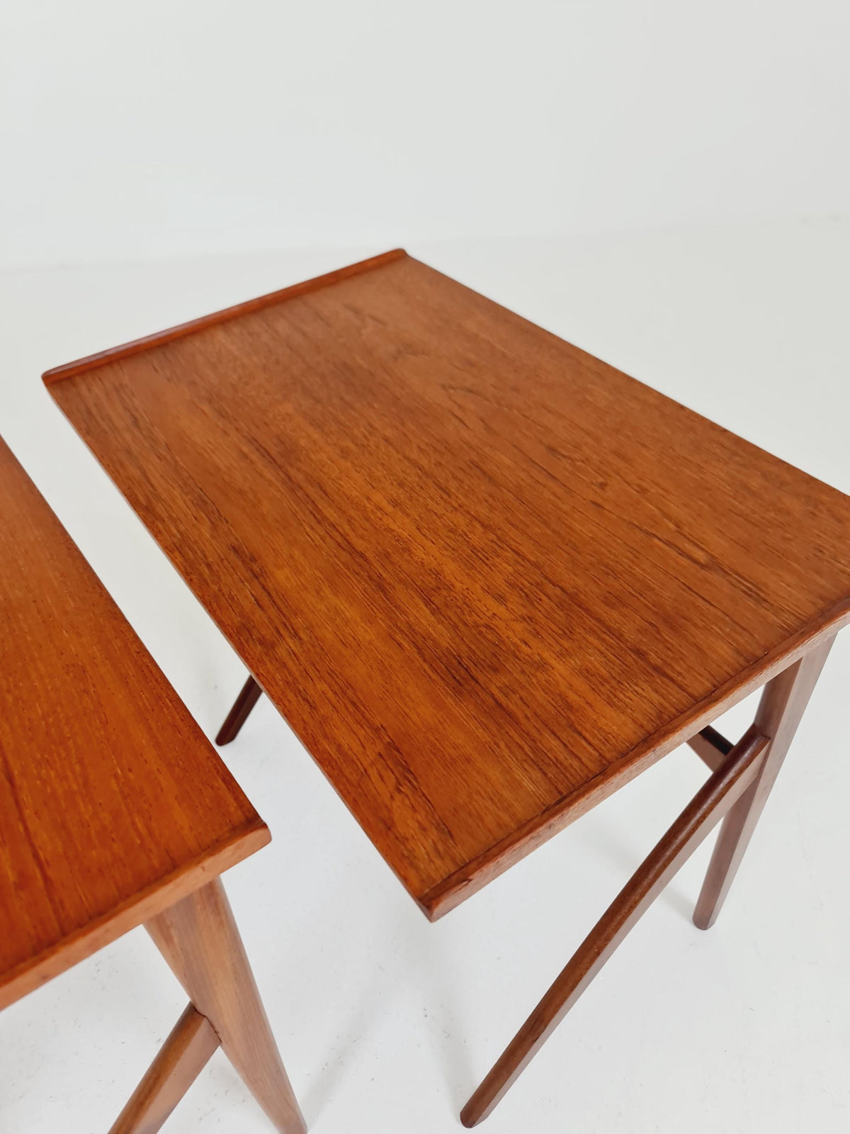 Rare Midcentury danish teak nesting tables/ side tables BY Bengt Ruda , 1960s