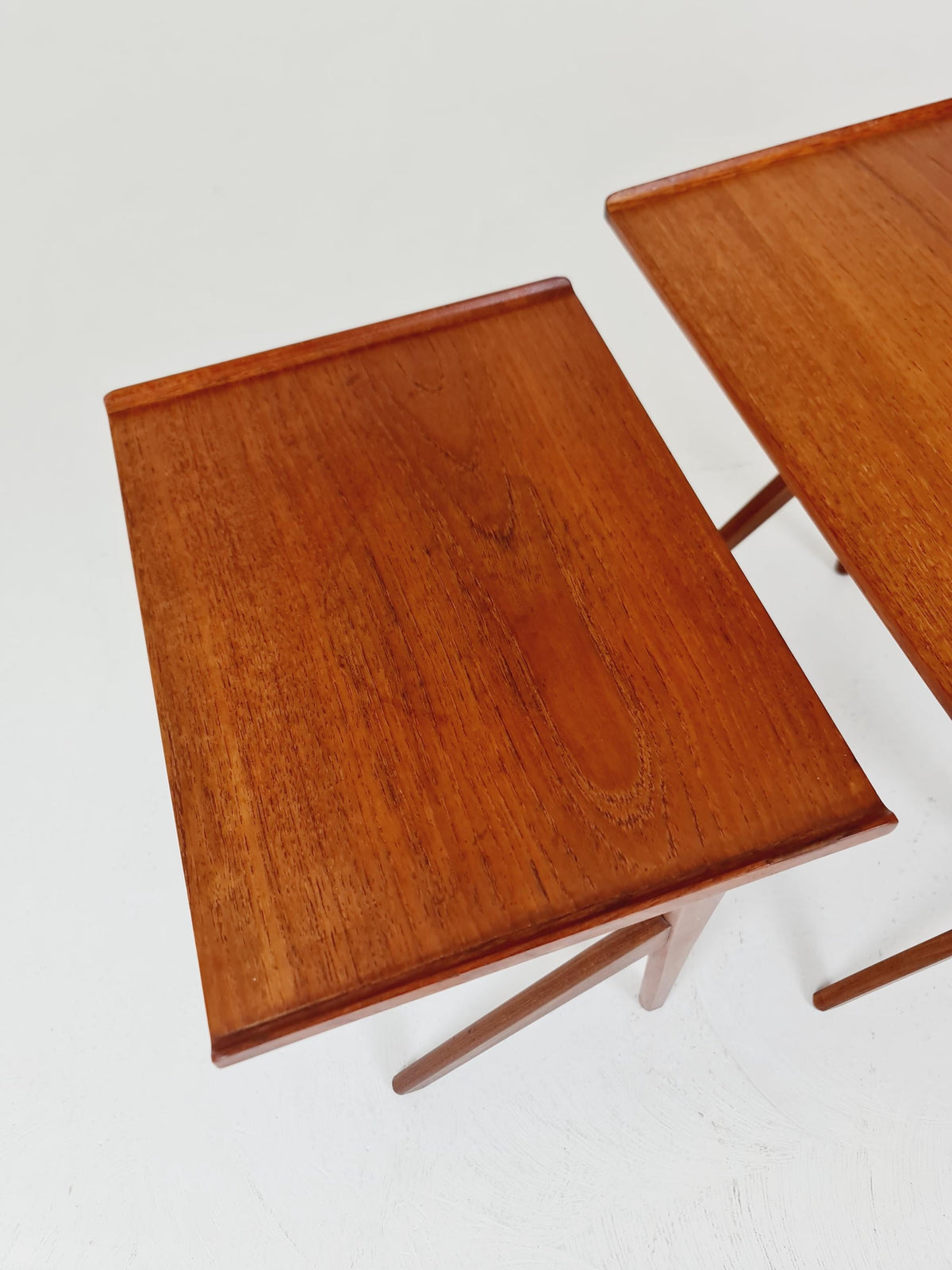 Rare Midcentury danish teak nesting tables/ side tables BY Bengt Ruda , 1960s