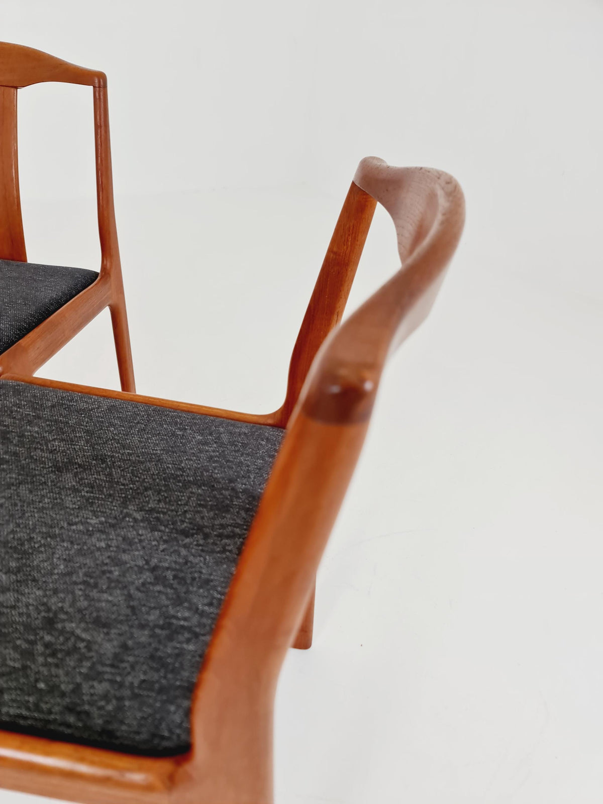 Vintage Danish solid teak dining Chairs , 1960s, Set of 4