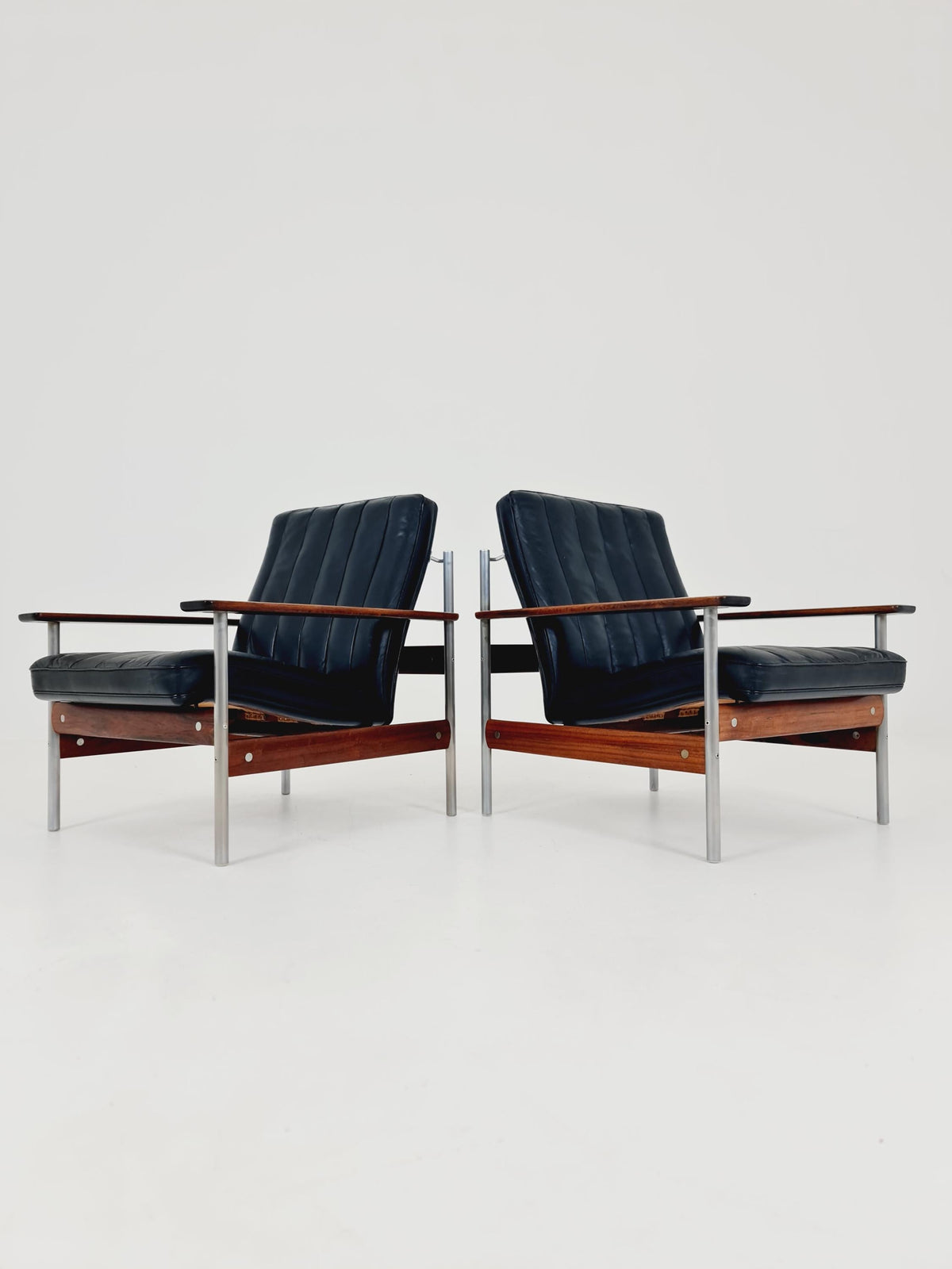 Mid-century Mid-Century Norwegian Easy Chairs by Sven Ivar Dysthe for Dokka Møbler ,1960s– Set of 2