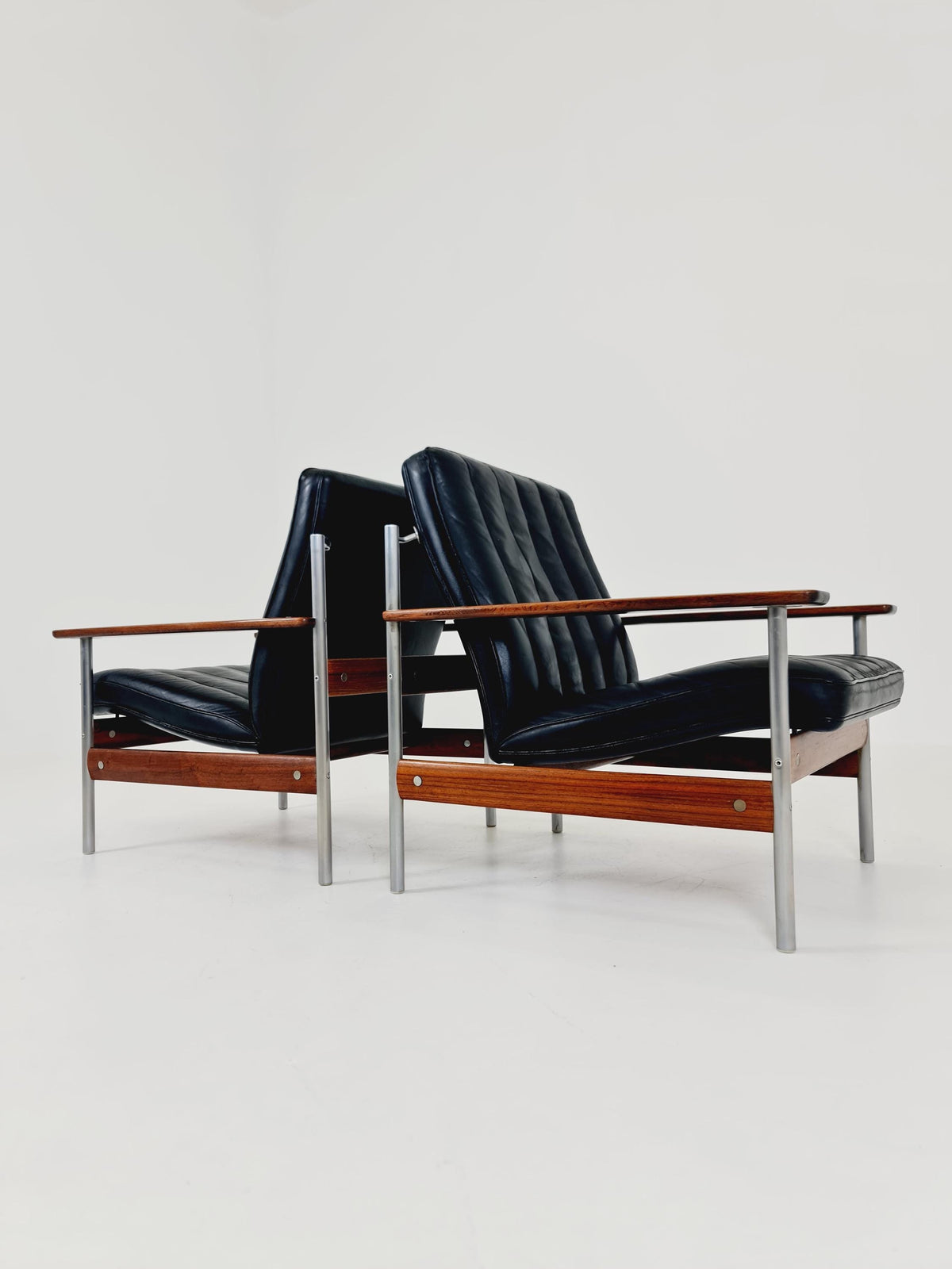 Mid-century Mid-Century Norwegian Easy Chairs by Sven Ivar Dysthe for Dokka Møbler ,1960s– Set of 2