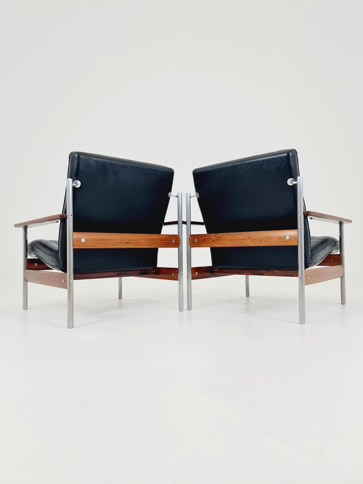 Mid-century Mid-Century Norwegian Easy Chairs by Sven Ivar Dysthe for Dokka Møbler ,1960s– Set of 2