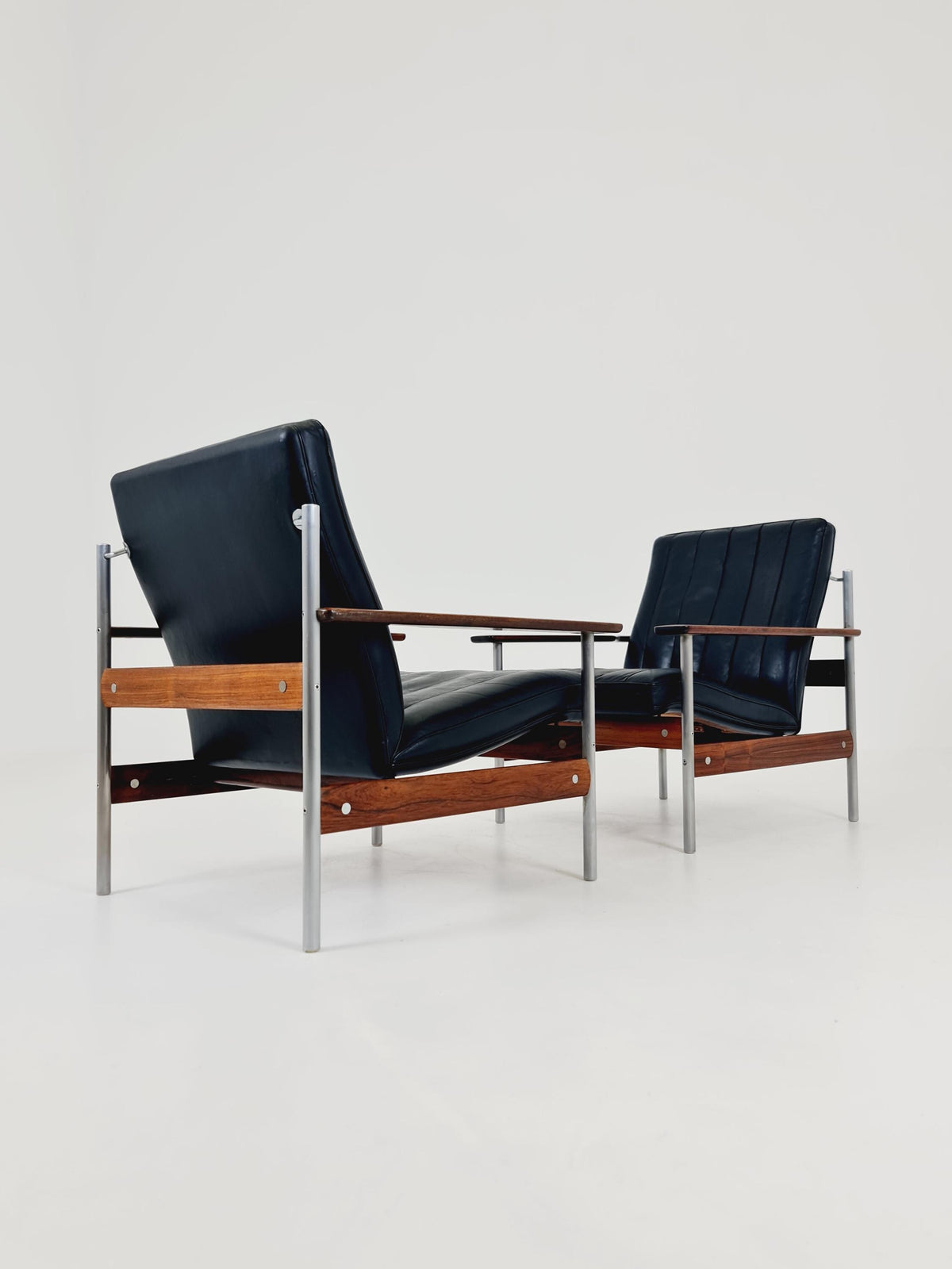 Mid-century Mid-Century Norwegian Easy Chairs by Sven Ivar Dysthe for Dokka Møbler ,1960s– Set of 2