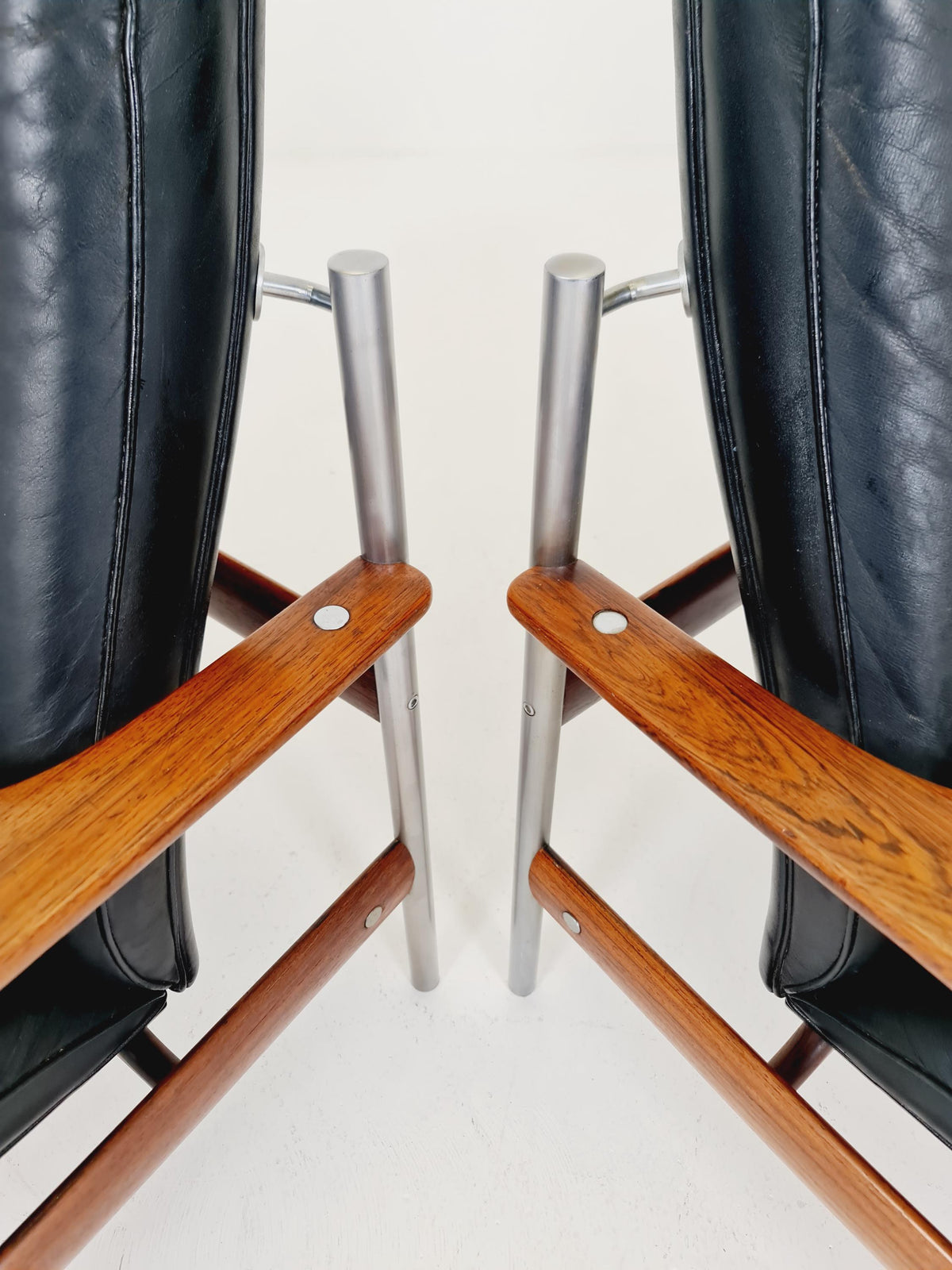 Mid-century Mid-Century Norwegian Easy Chairs by Sven Ivar Dysthe for Dokka Møbler ,1960s– Set of 2