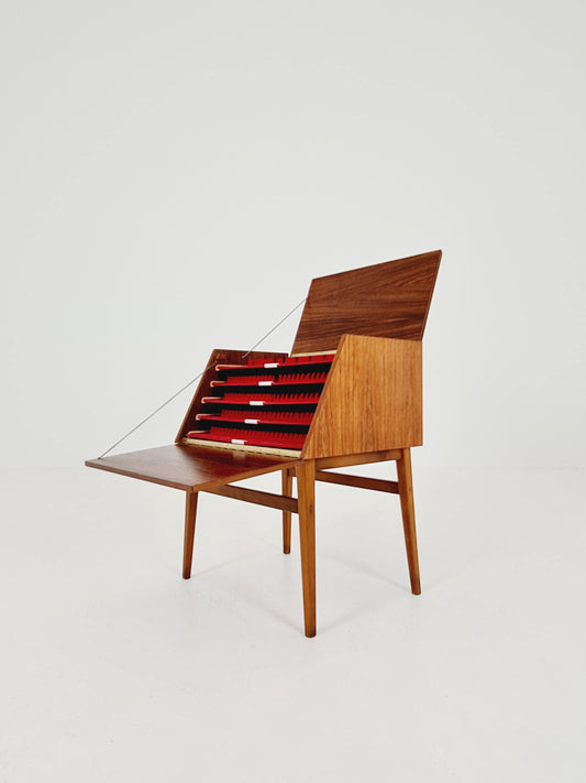1960s Swedish Rosewood Flatware Chest / Cutlery Cabinet - Stig-bolaget Malmö Scandinavian Modern