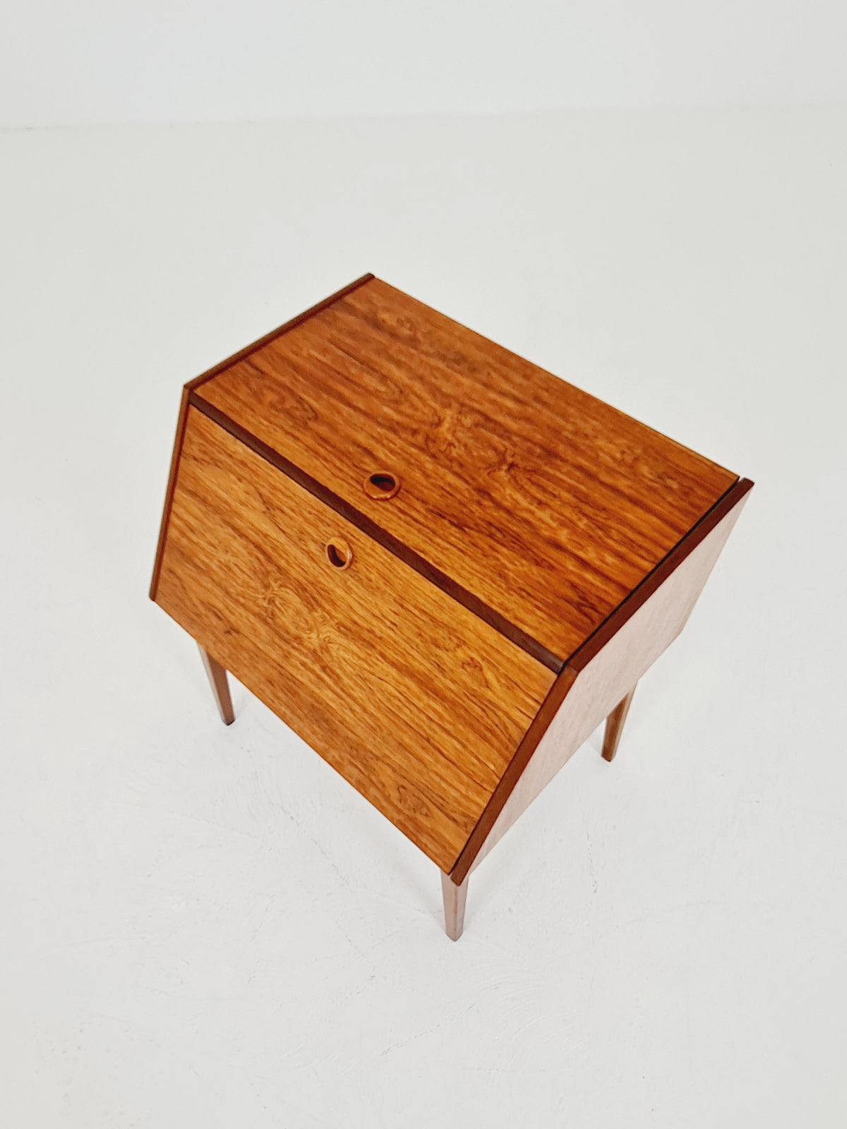 1960s Swedish Rosewood Flatware Chest / Cutlery Cabinet - Stig-bolaget Malmö Scandinavian Modern