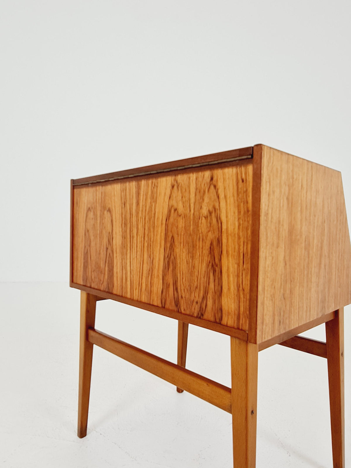 1960s Swedish Rosewood Flatware Chest / Cutlery Cabinet - Stig-bolaget Malmö Scandinavian Modern