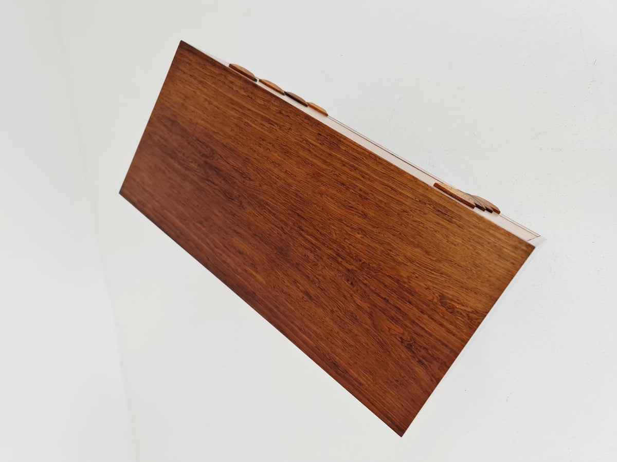 Midcentury danish Rosewood drawer dresser /4 drawers by Kai Kristiansen for Feldballes Möbelfabrik , 1960s