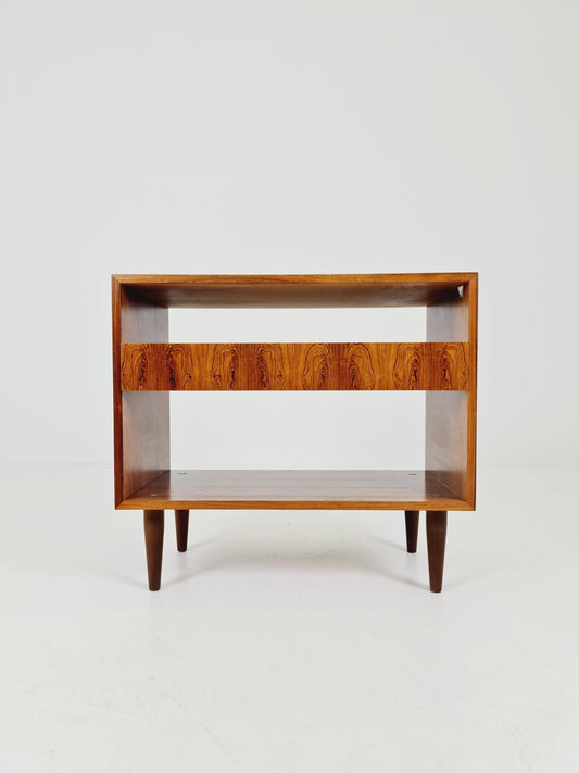 Vintage German Rosewood record cabinet sideboard By Wilhem Renz for Renz Möbler , 1960s