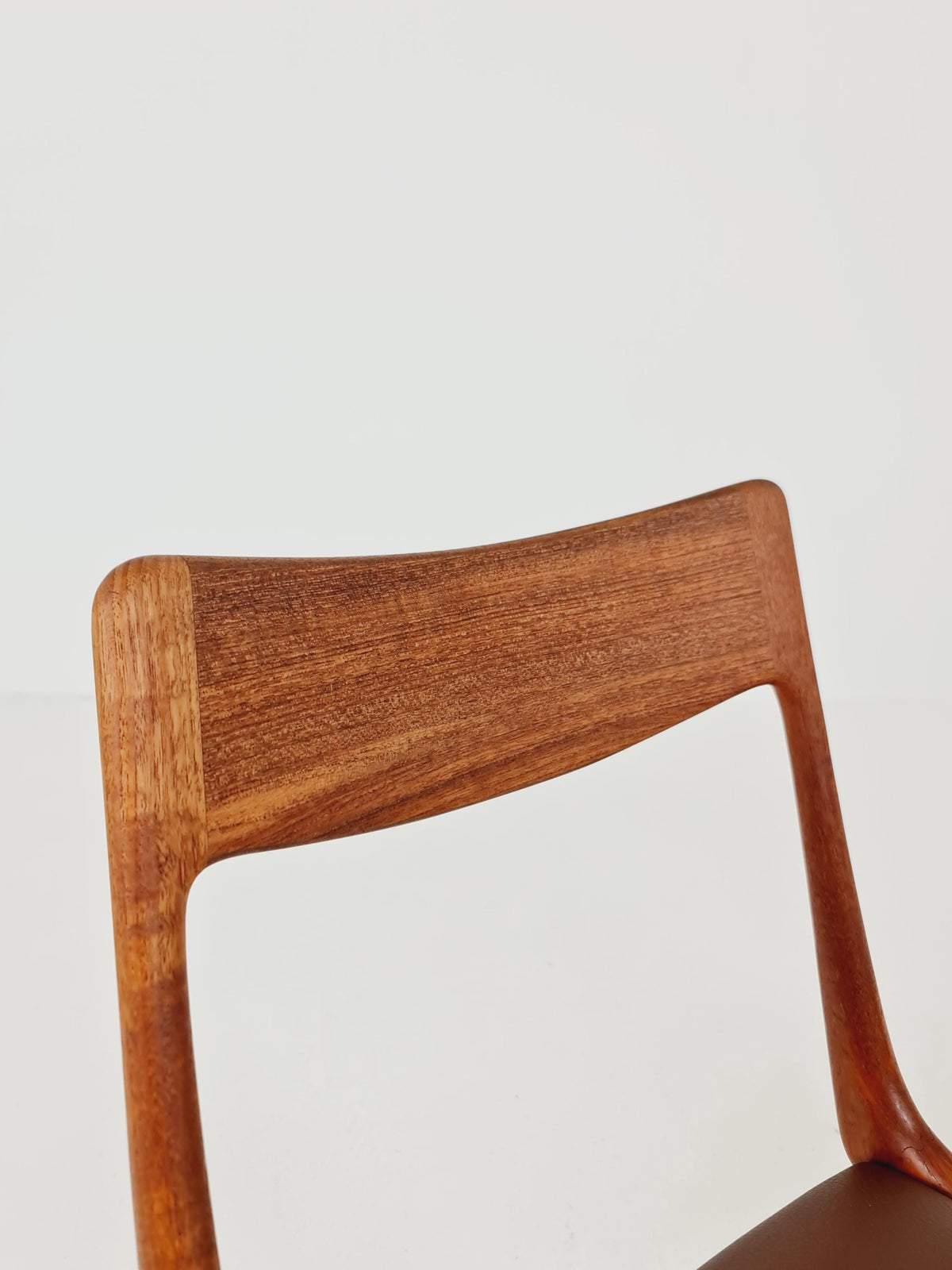 Mid Century Danish Teak Dining Chairs BY E.christensen for Slagelse Boomerang chair ,1960s model 370 Set of 2