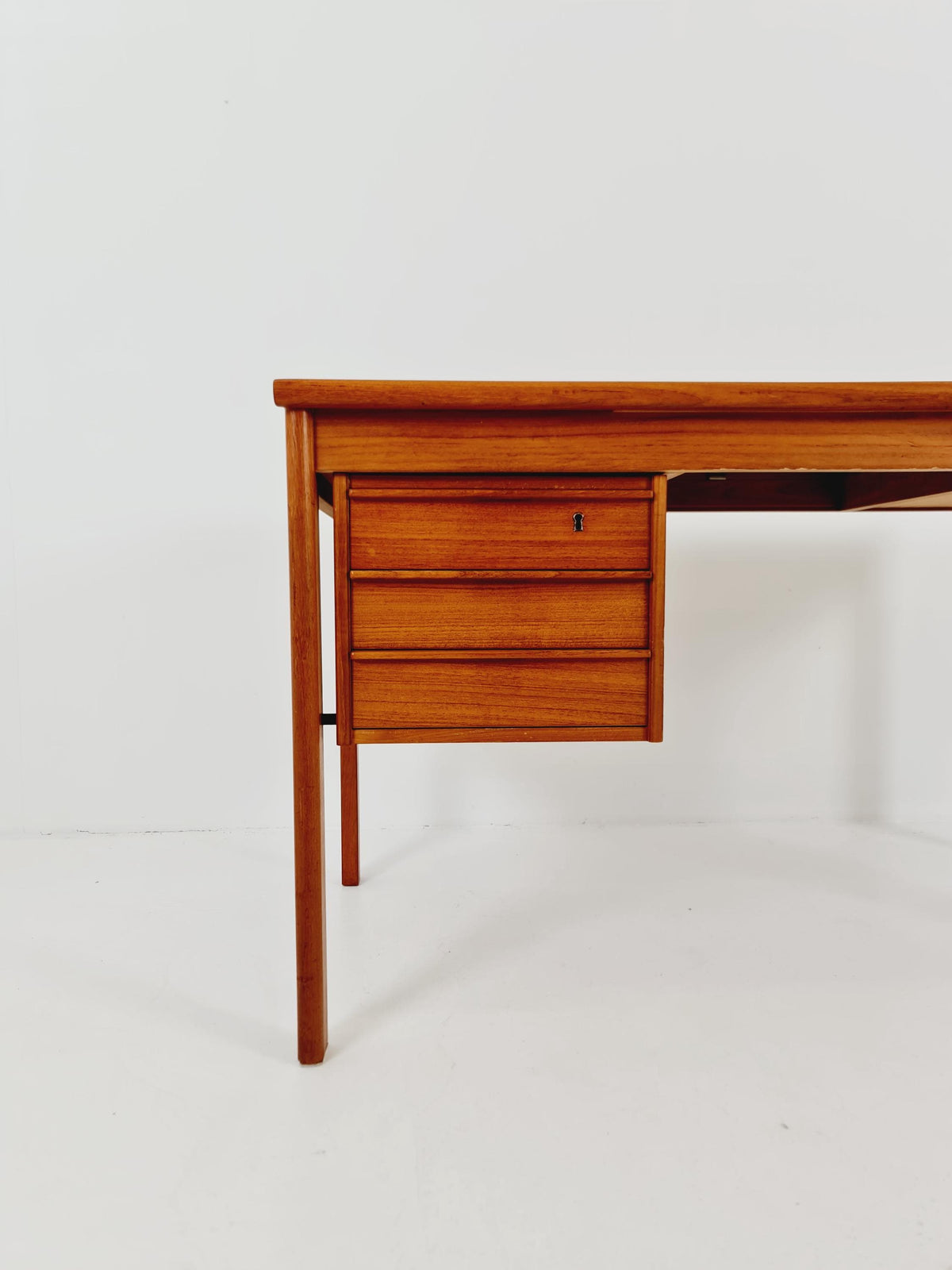 Danish teak desk Desk by Peter Lovig Nielsen for Lovig , 1960s