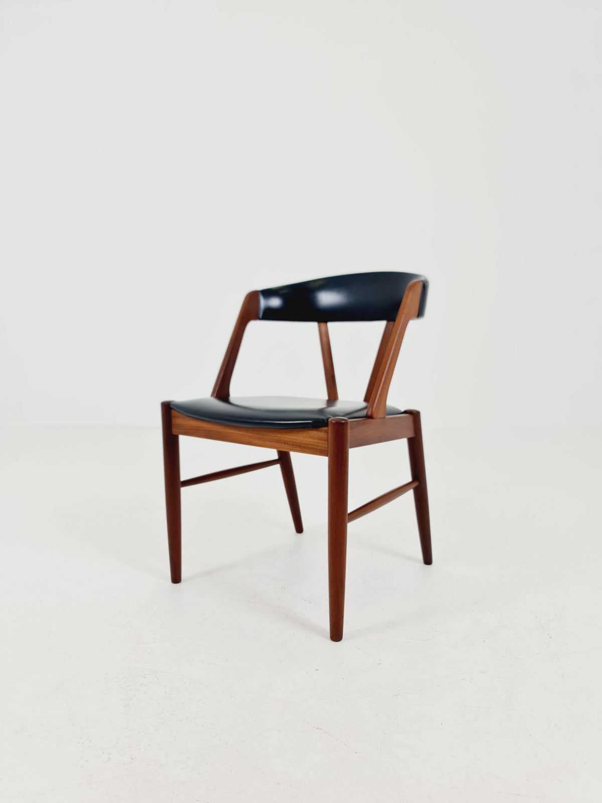 Rare Vintage Danish teak chair by johannes Andersen for Vamo ,Sönderborg Denmark , 1960s,