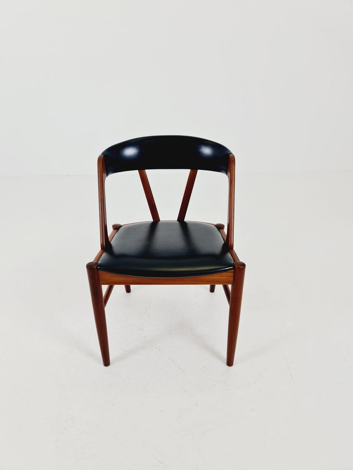 Rare Vintage Danish teak chair by johannes Andersen for Vamo ,Sönderborg Denmark , 1960s,