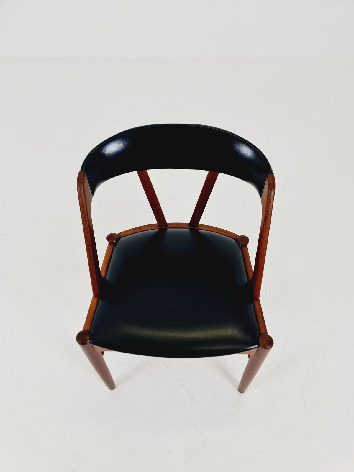 Rare Vintage Danish teak chair by johannes Andersen for Vamo ,Sönderborg Denmark , 1960s,