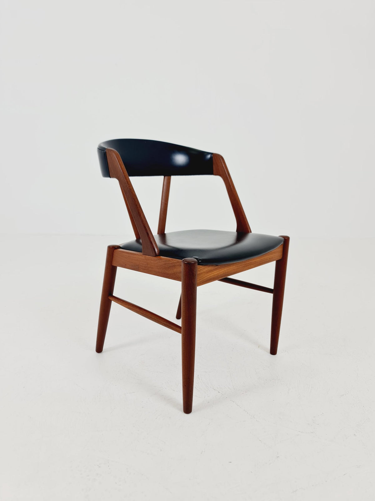 Rare Vintage Danish teak chair by johannes Andersen for Vamo ,Sönderborg Denmark , 1960s,