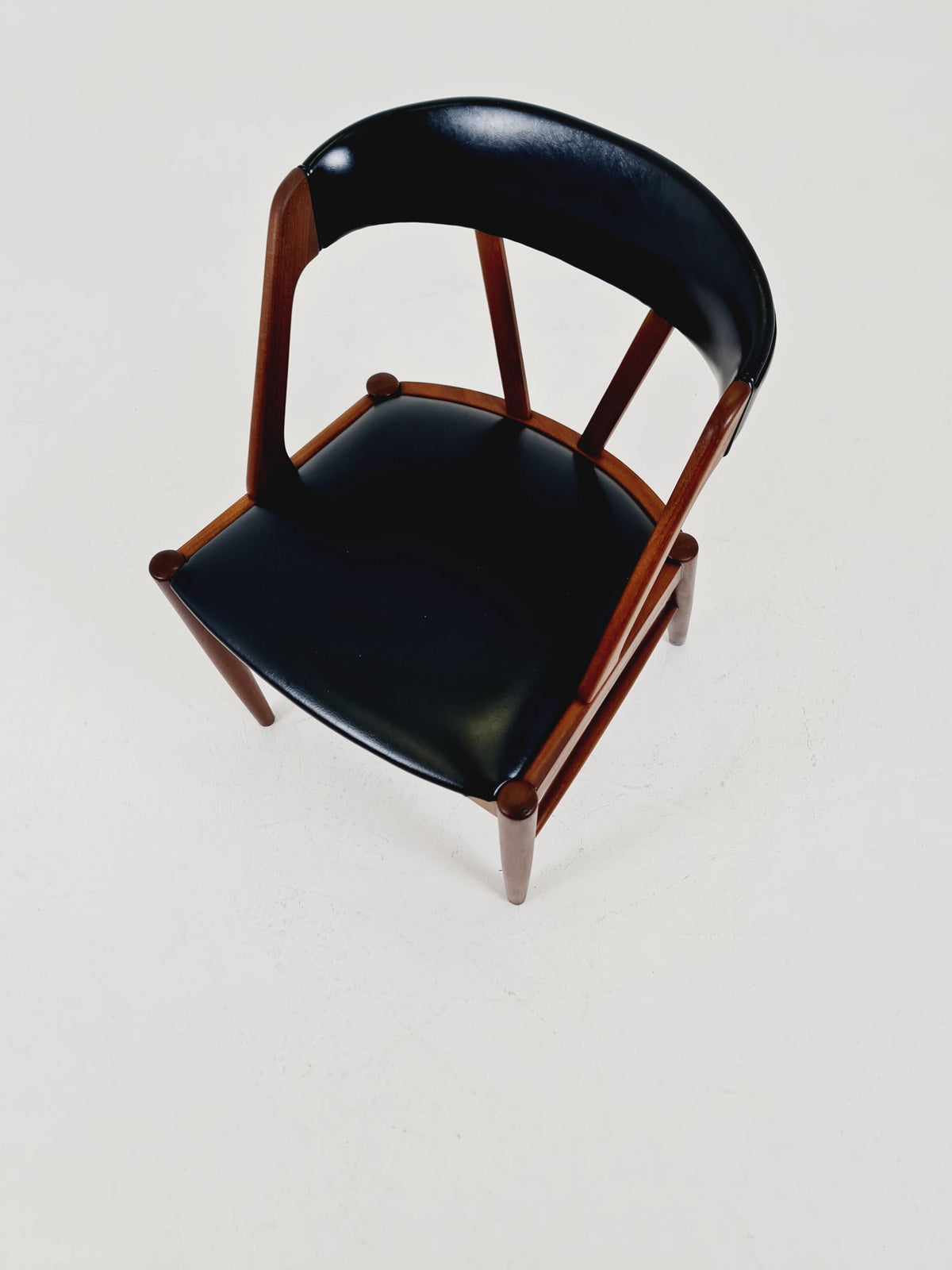 Rare Vintage Danish teak chair by johannes Andersen for Vamo ,Sönderborg Denmark , 1960s,