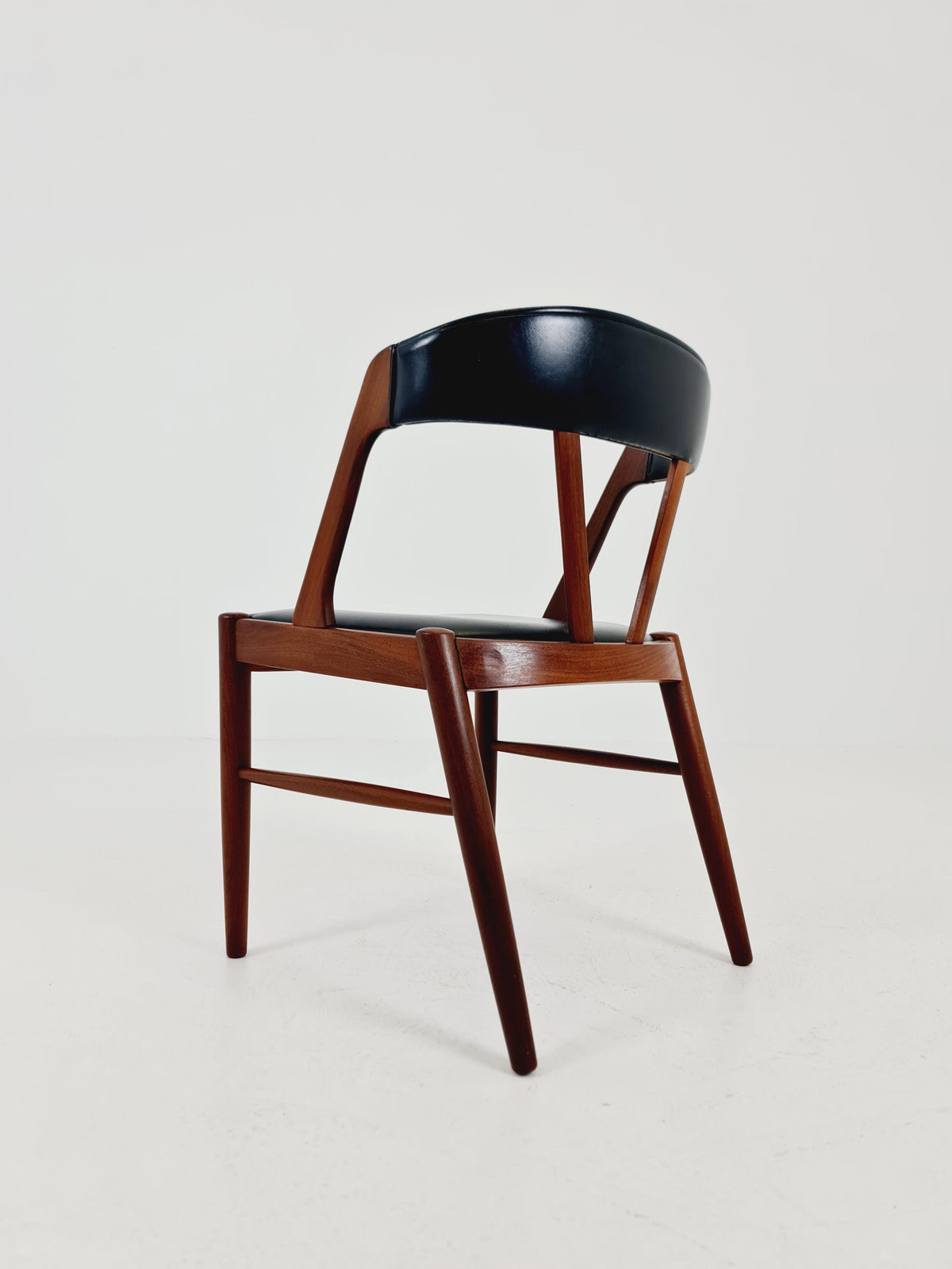 Rare Vintage Danish teak chair by johannes Andersen for Vamo ,Sönderborg Denmark , 1960s,