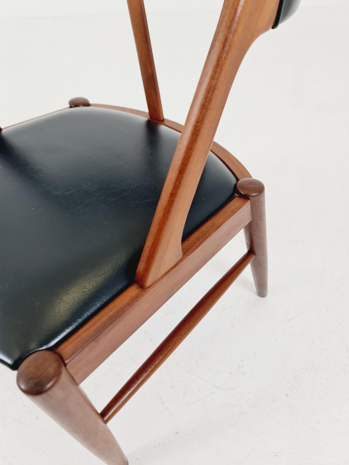 Rare Vintage Danish teak chair by johannes Andersen for Vamo ,Sönderborg Denmark , 1960s,