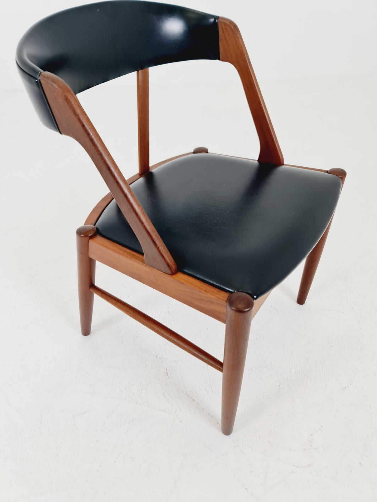 Rare Vintage Danish teak chair by johannes Andersen for Vamo ,Sönderborg Denmark , 1960s,