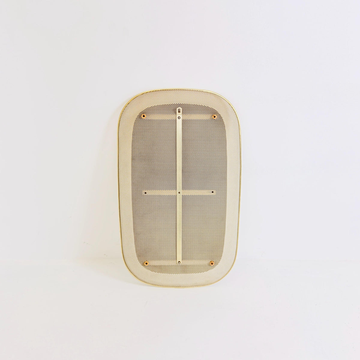 Exceptional Mid-Century Modern Brass Wall Mirror – Germany, 1960s