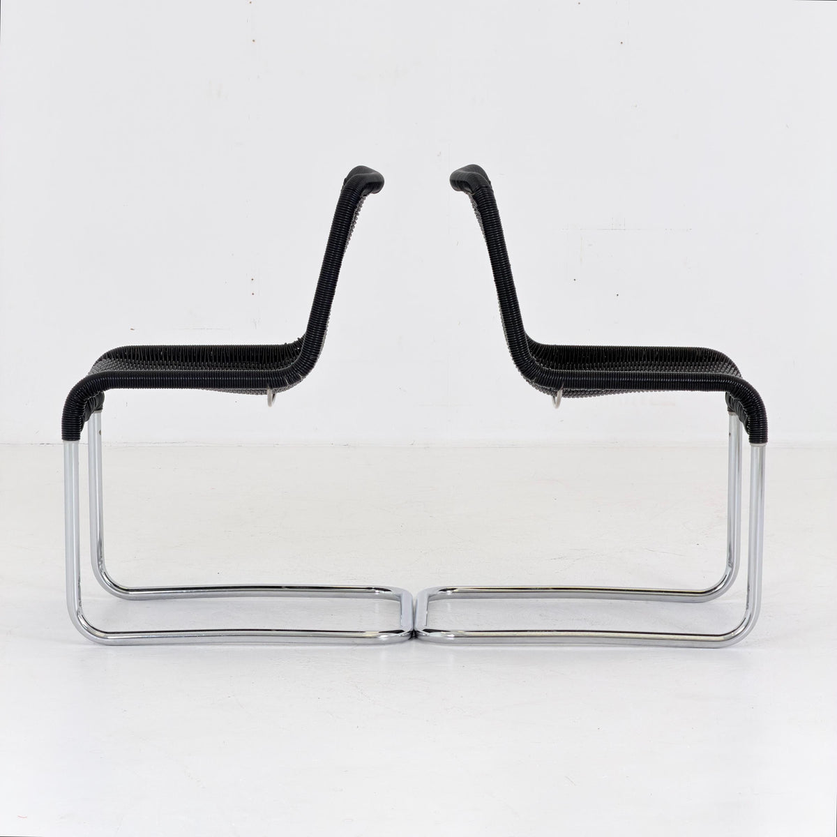 Set of 4 Tecta D41 Cantilever Chairs, Mid Century Bauhaus, Marcel Breuer Style, 1980s Germany
