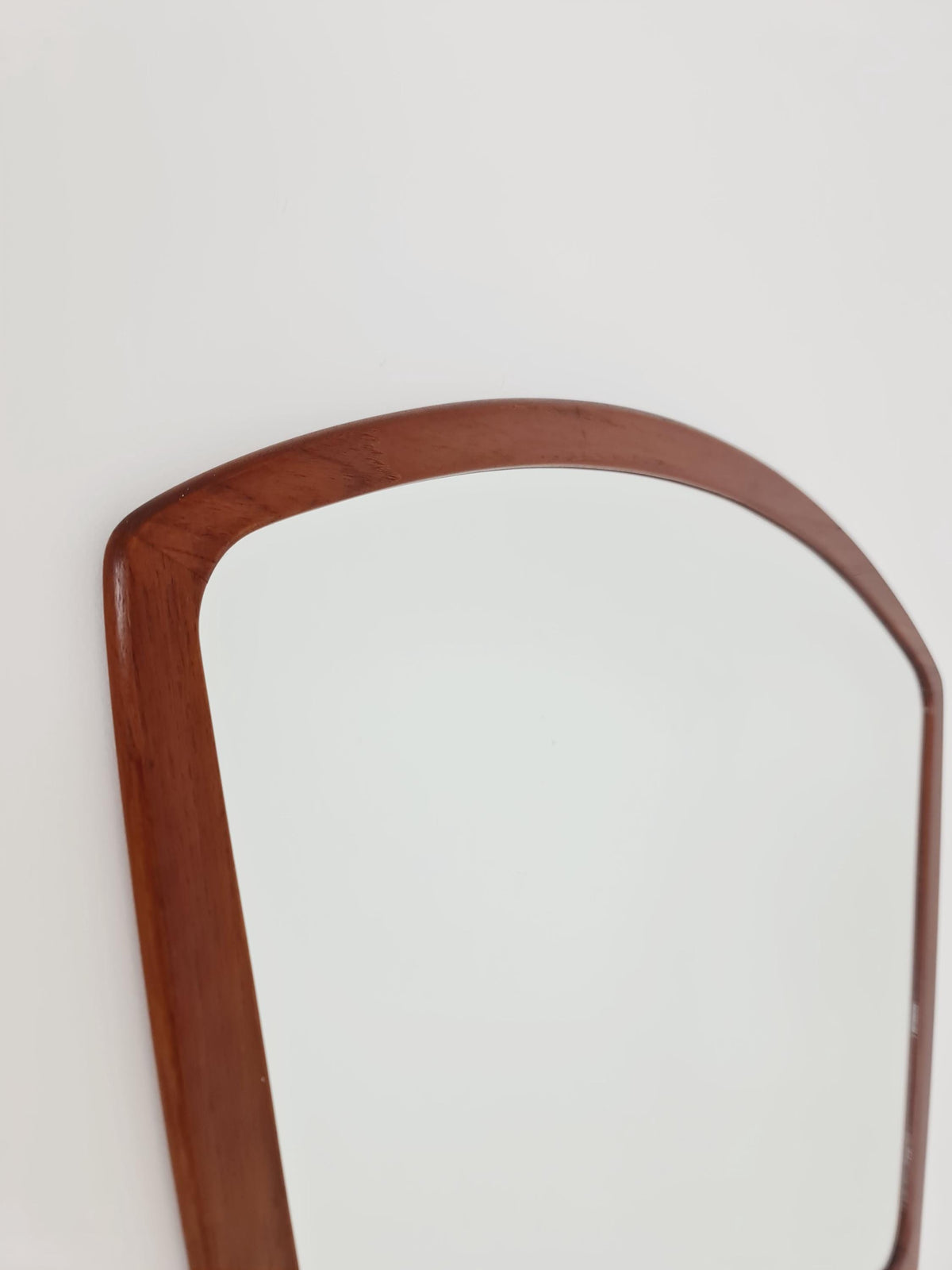 Big Danish mid-century Modern wall-mounted mirror, By Aarhus Denmark 1960s