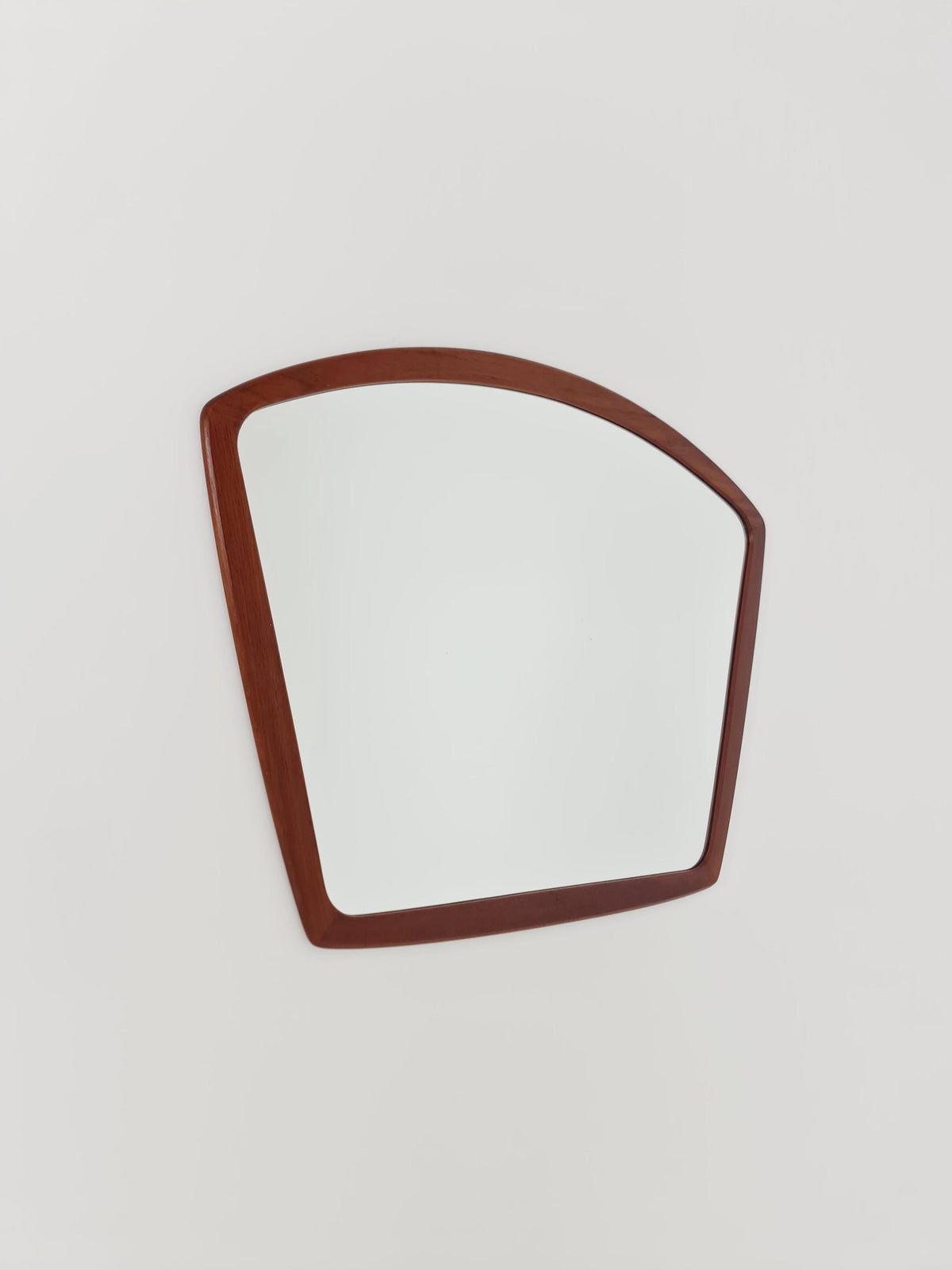 Big Danish mid-century Modern wall-mounted mirror, By Aarhus Denmark 1960s
