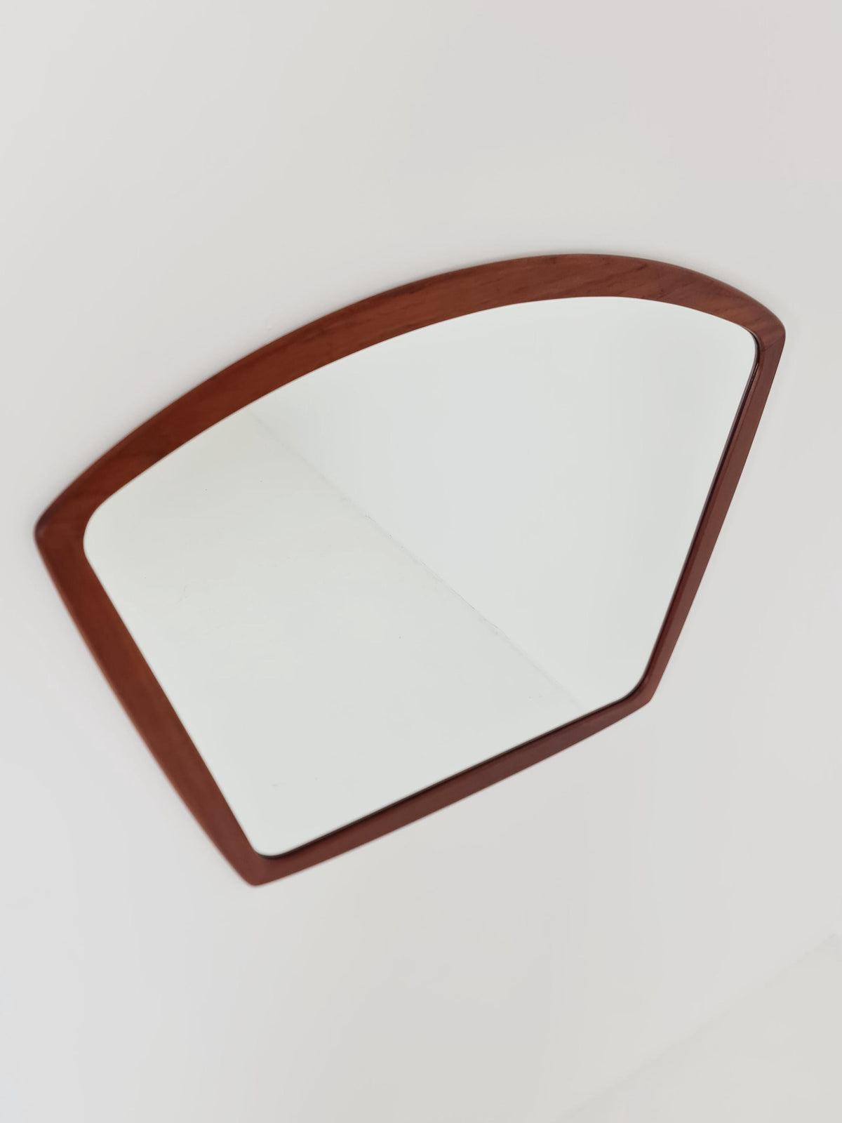 Big Danish mid-century Modern wall-mounted mirror, By Aarhus Denmark 1960s