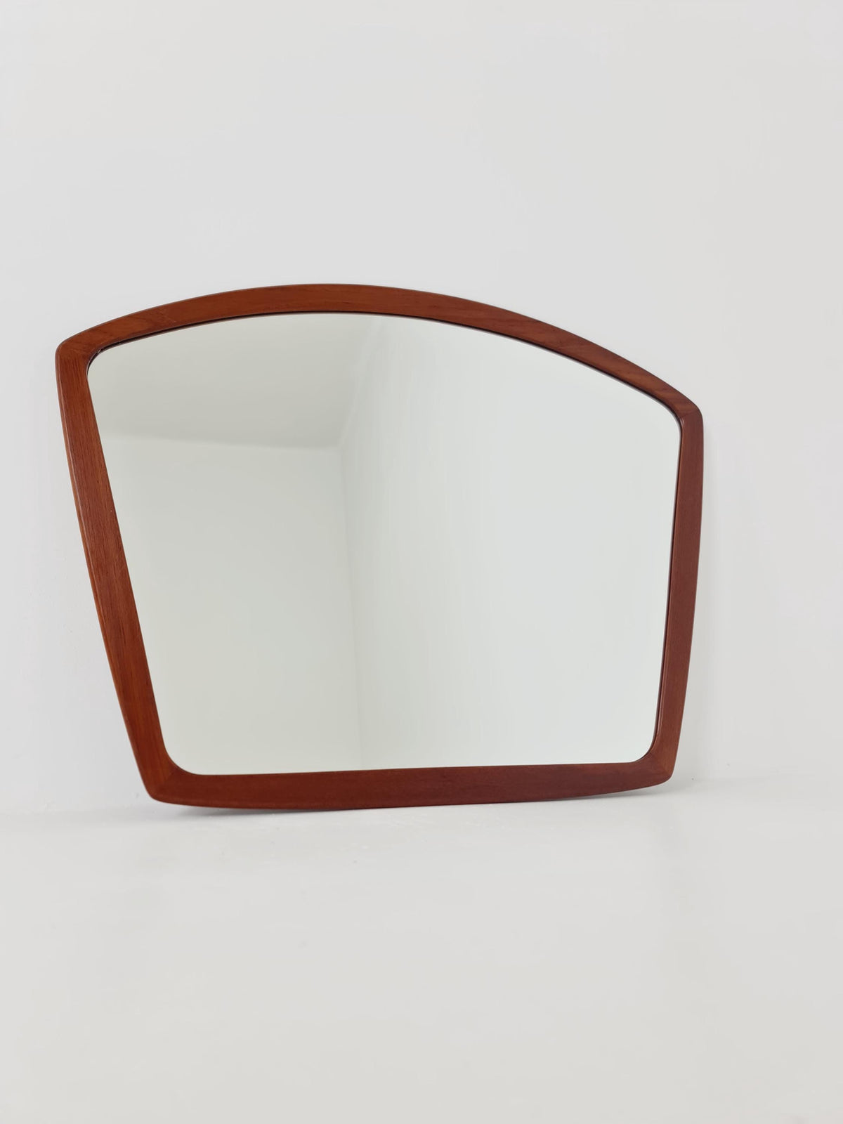 Big Danish mid-century Modern wall-mounted mirror, By Aarhus Denmark 1960s